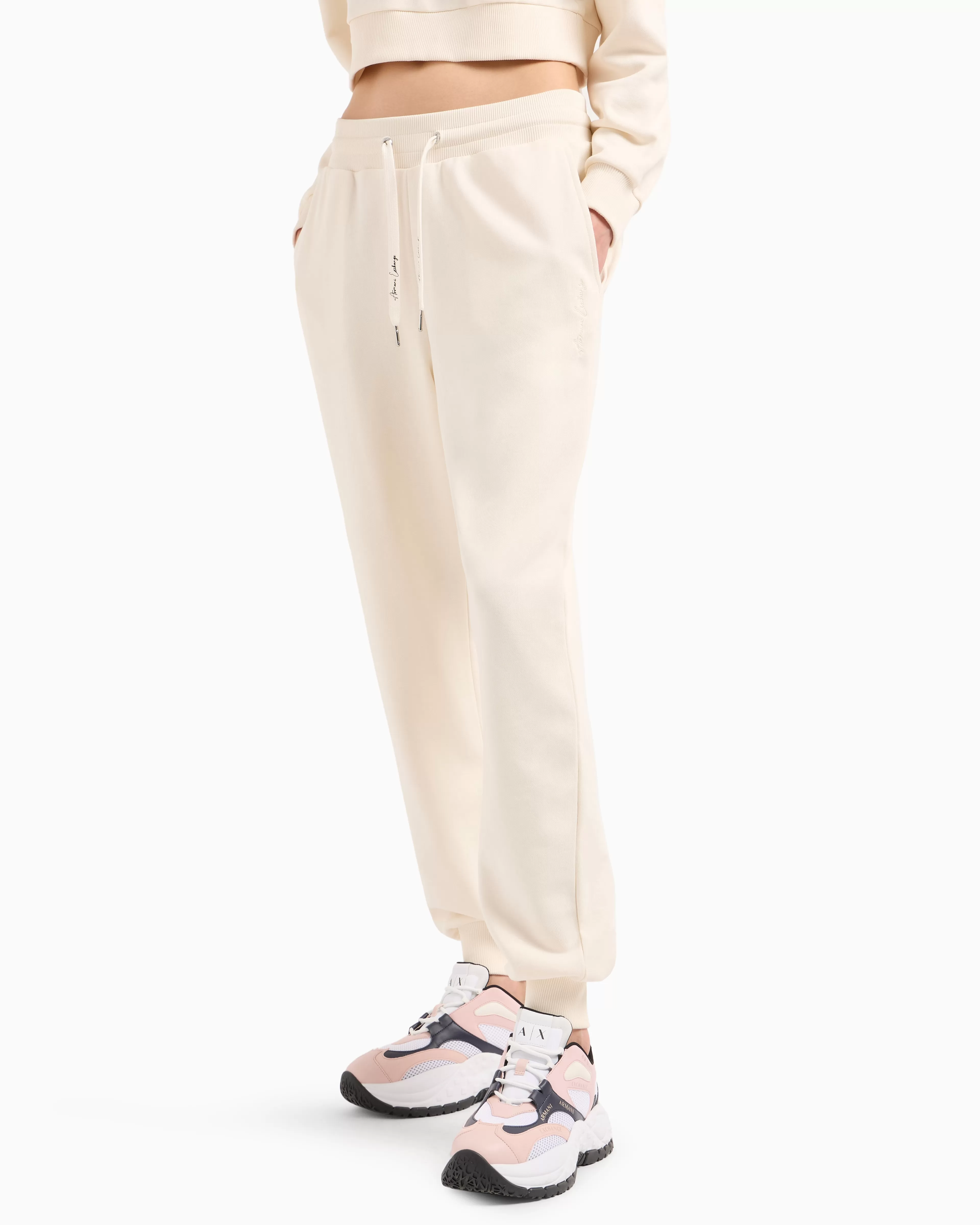 Armani Exchange A-line French terry jogger trousers* Matching Sets | Bottoms And Skirts