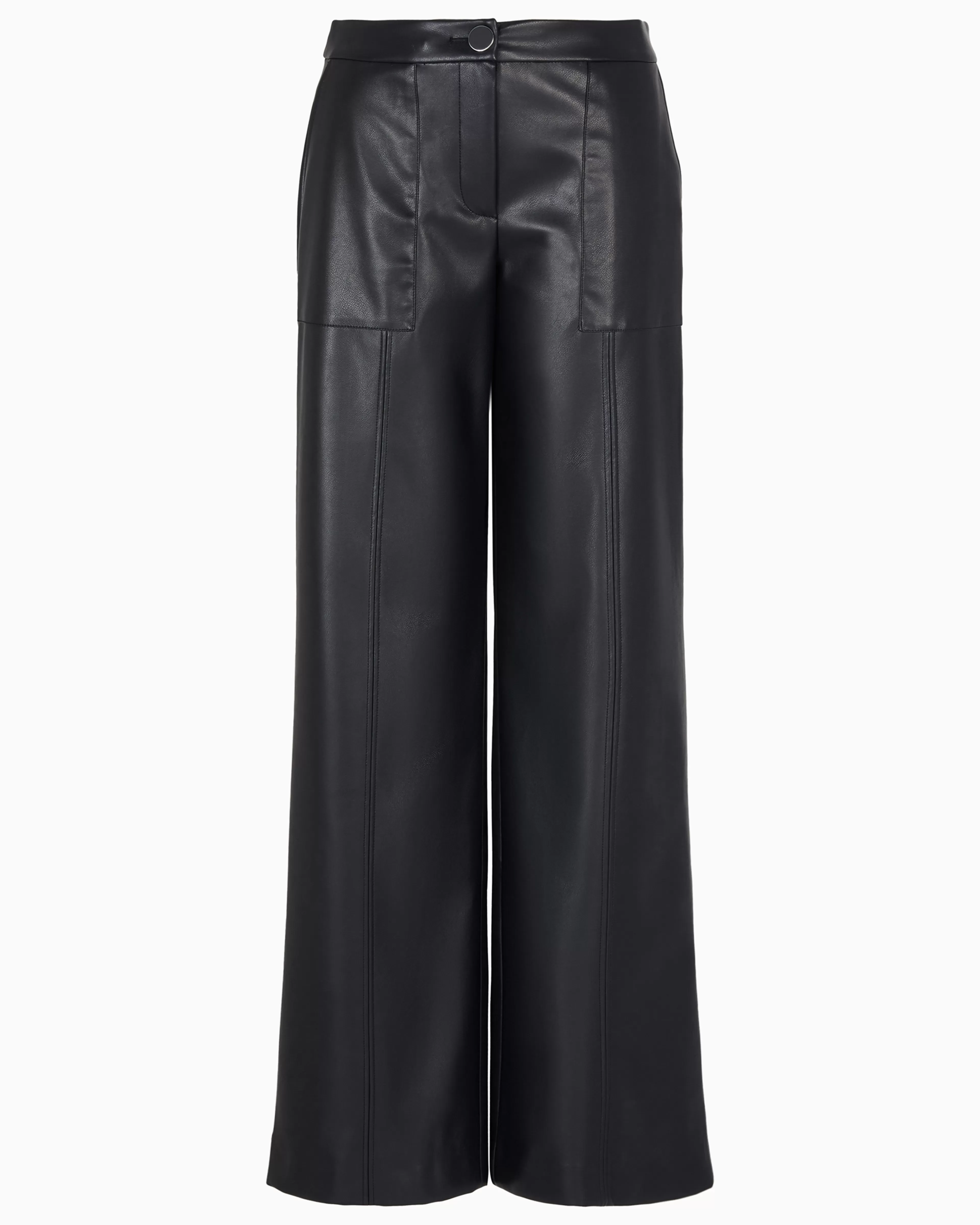 Armani Exchange ASV coated fabric wide trousers* Matching Sets | Bottoms And Skirts