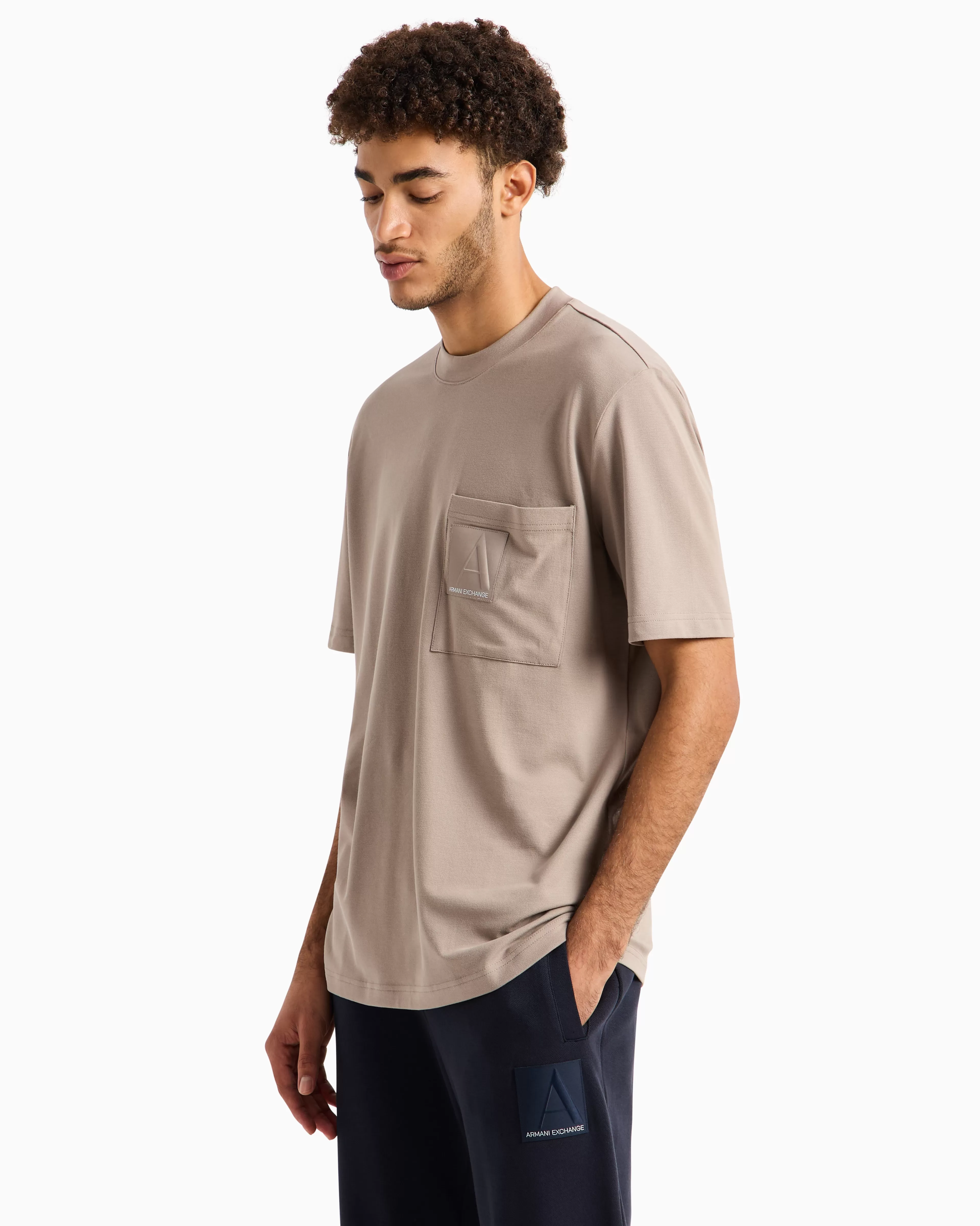 Armani Exchange ASV Cotton A Line Pocket T-Shirt* T-Shirts