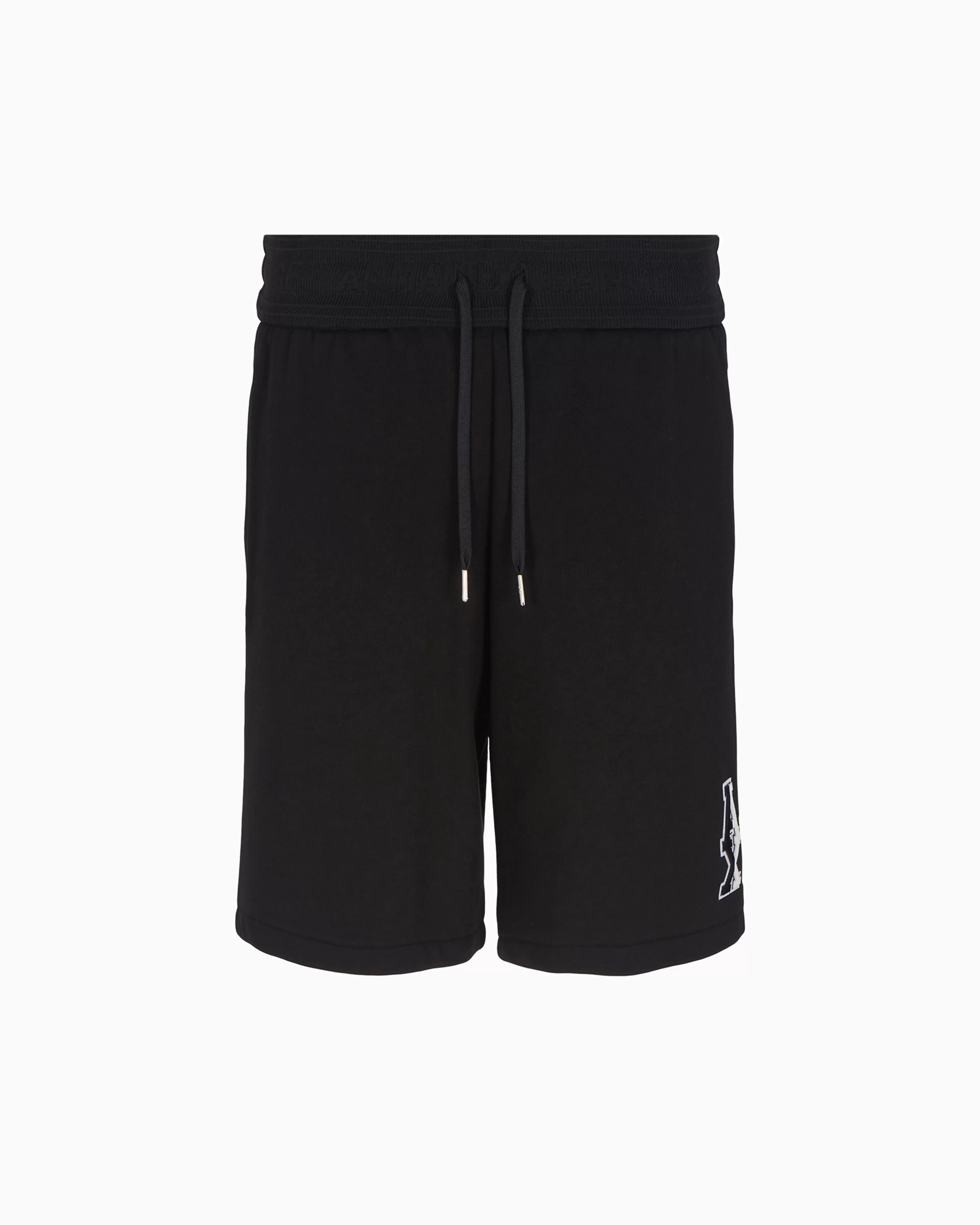 Armani Exchange ASV cotton french terry bermuda shorts with logo* Matching Sets | Trousers And Shorts