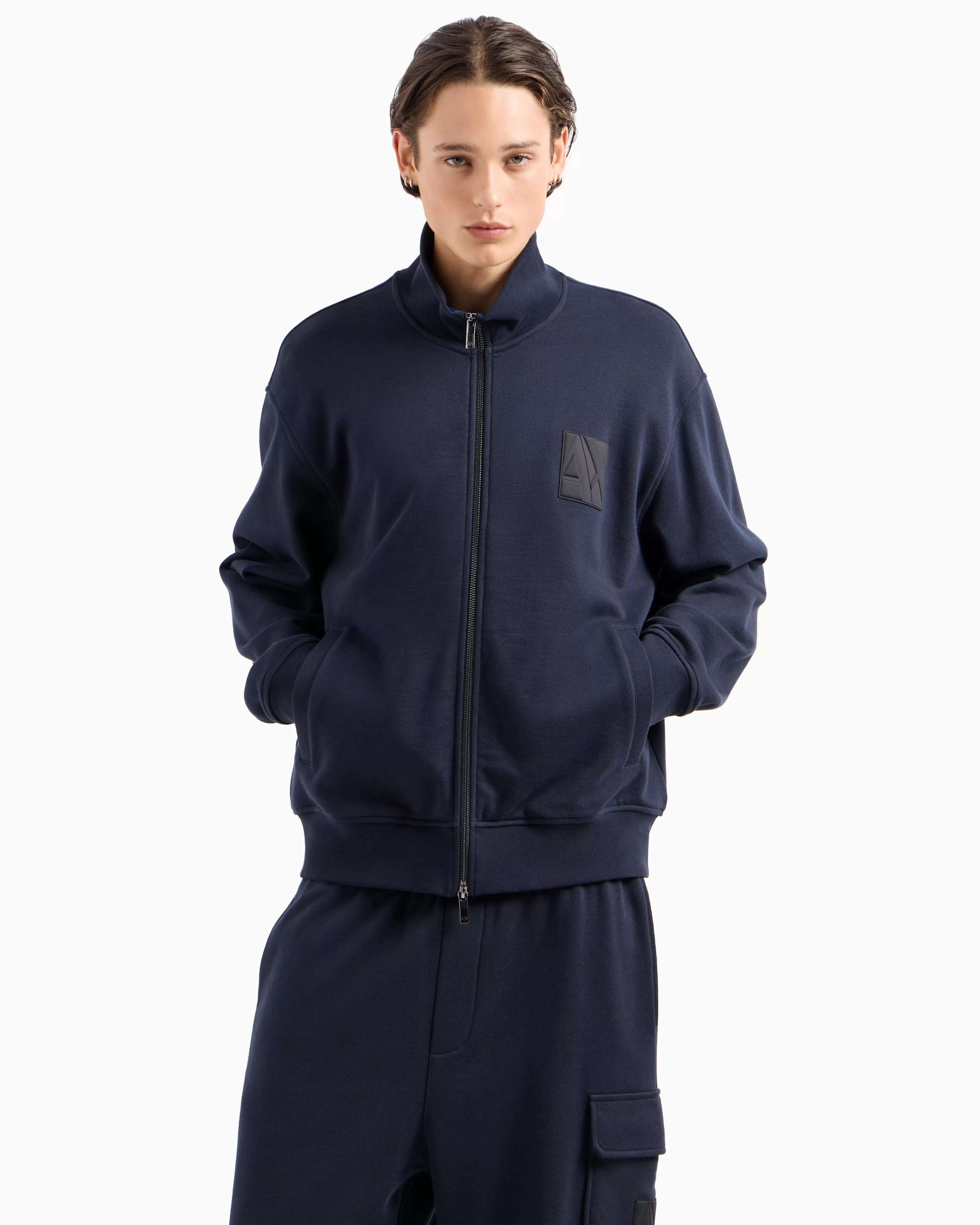Armani Exchange ASV Cotton French Terry Fullzip Sweatshirt* Matching Sets | Sweatshirts
