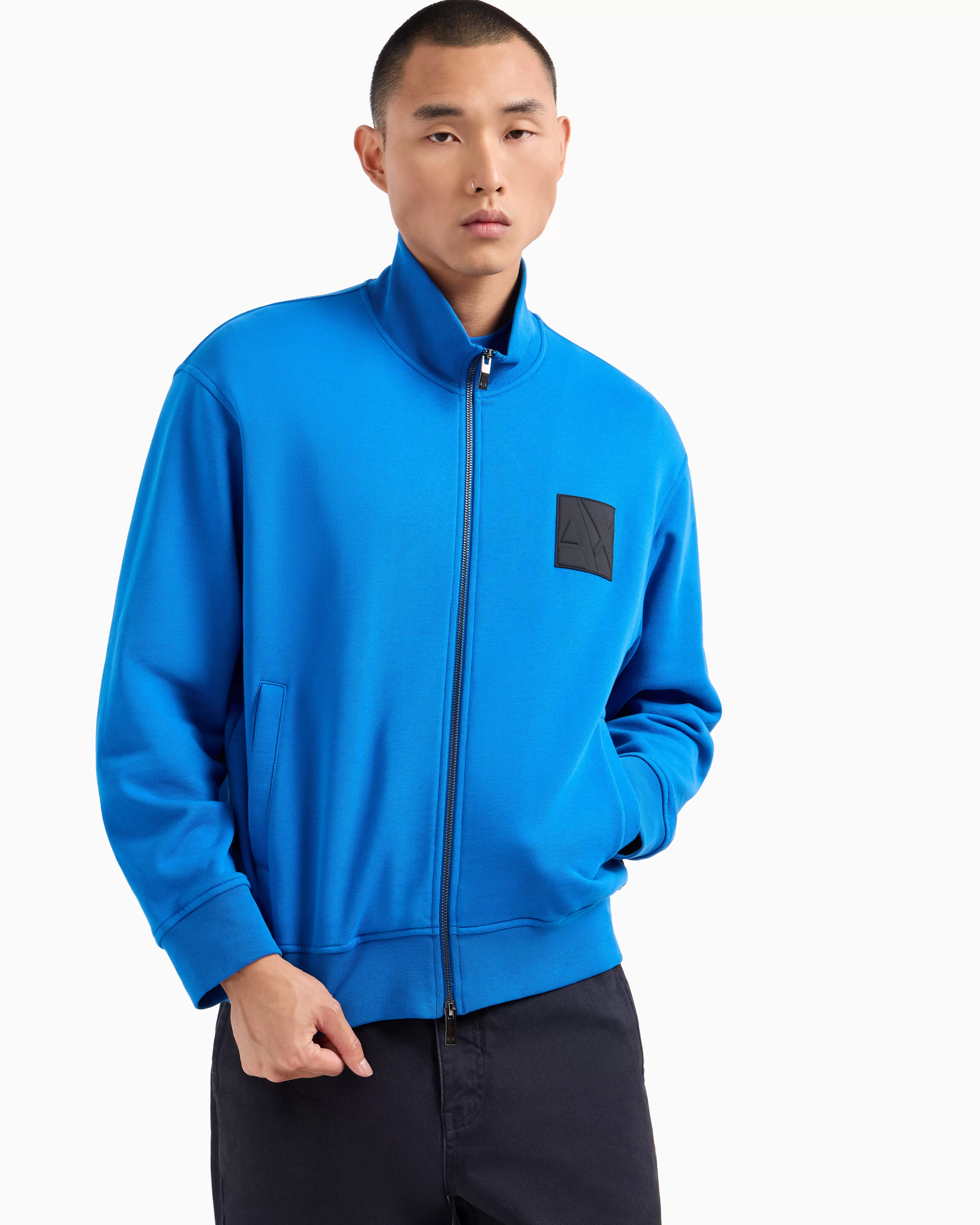 Armani Exchange ASV Cotton French Terry Fullzip Sweatshirt* Sweatshirts