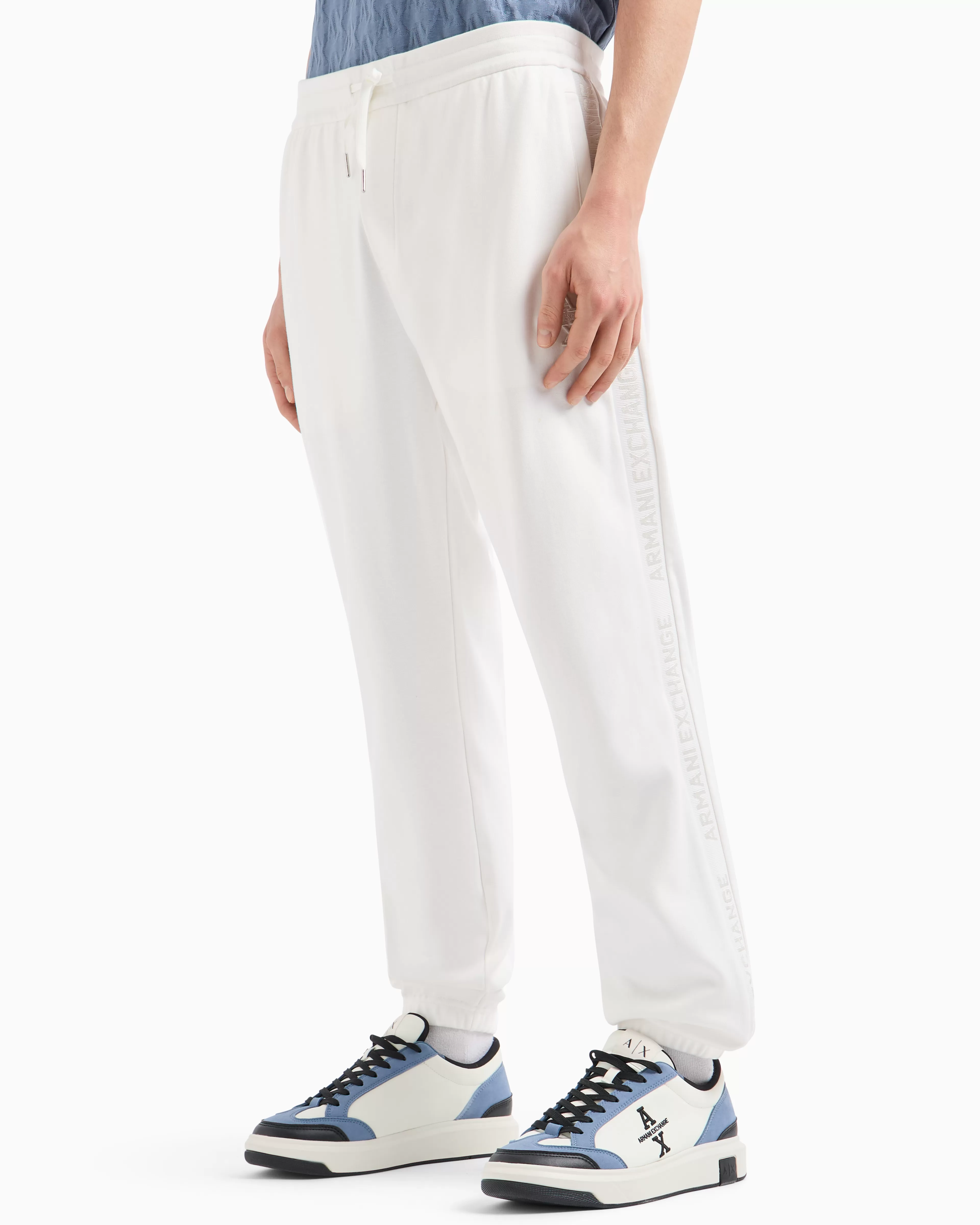 Armani Exchange ASV Cotton Interlock Jogger Pants with Logo Tape* Matching Sets | Trousers And Shorts
