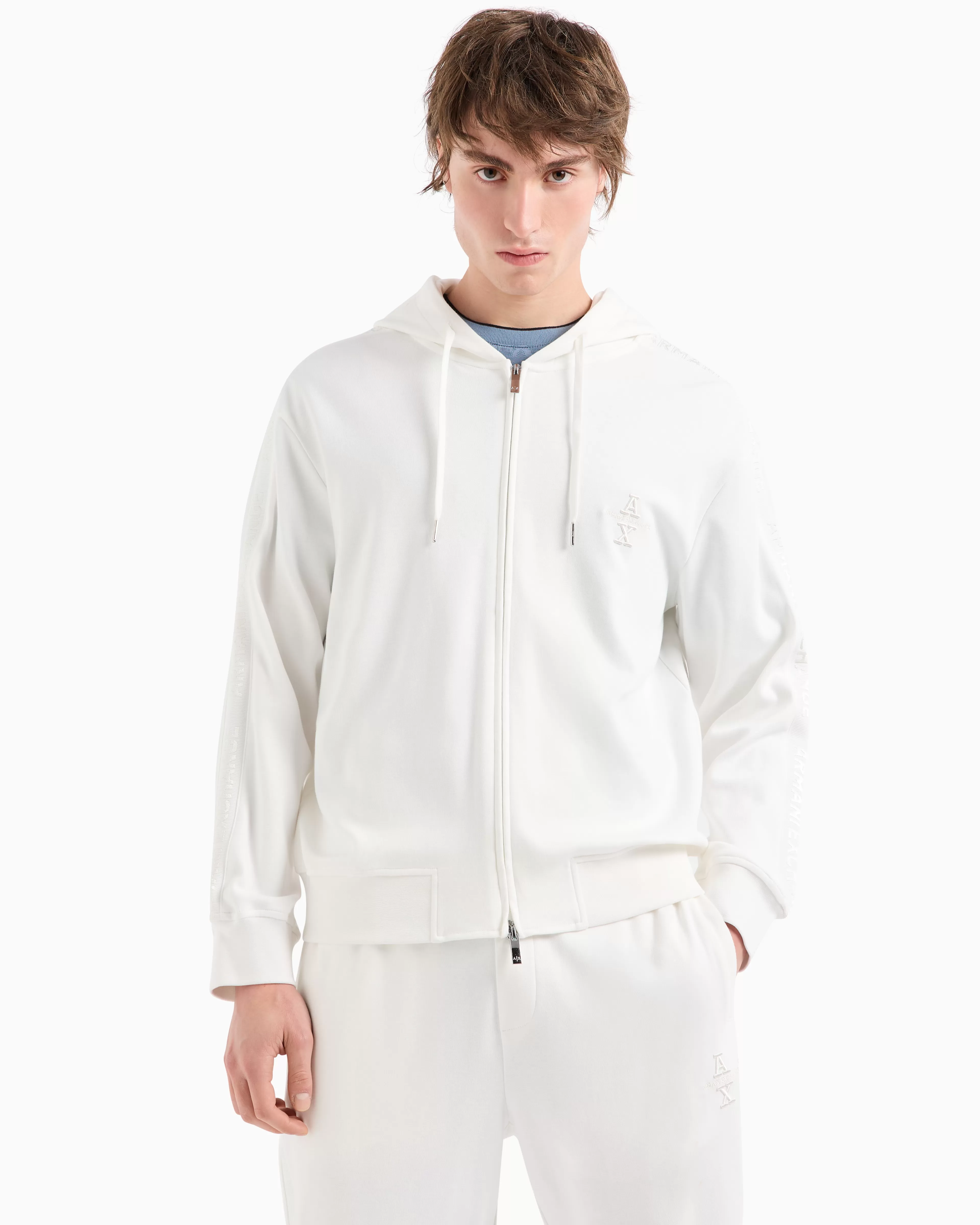 Armani Exchange ASV Cotton Interlock Zip Up Hoodie* Matching Sets | Sweatshirts