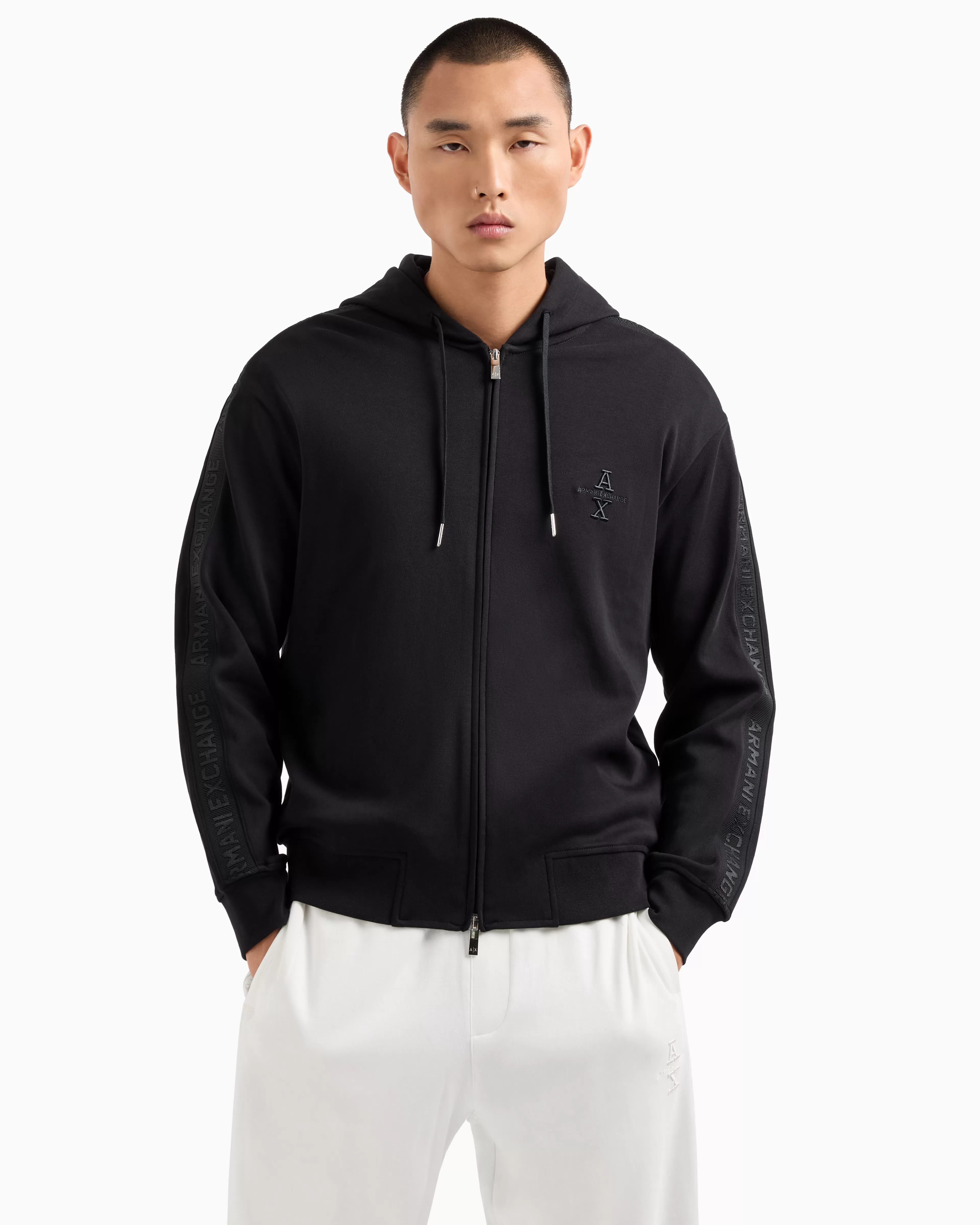 Armani Exchange ASV Cotton Interlock Zip Up Hoodie* Matching Sets | Sweatshirts