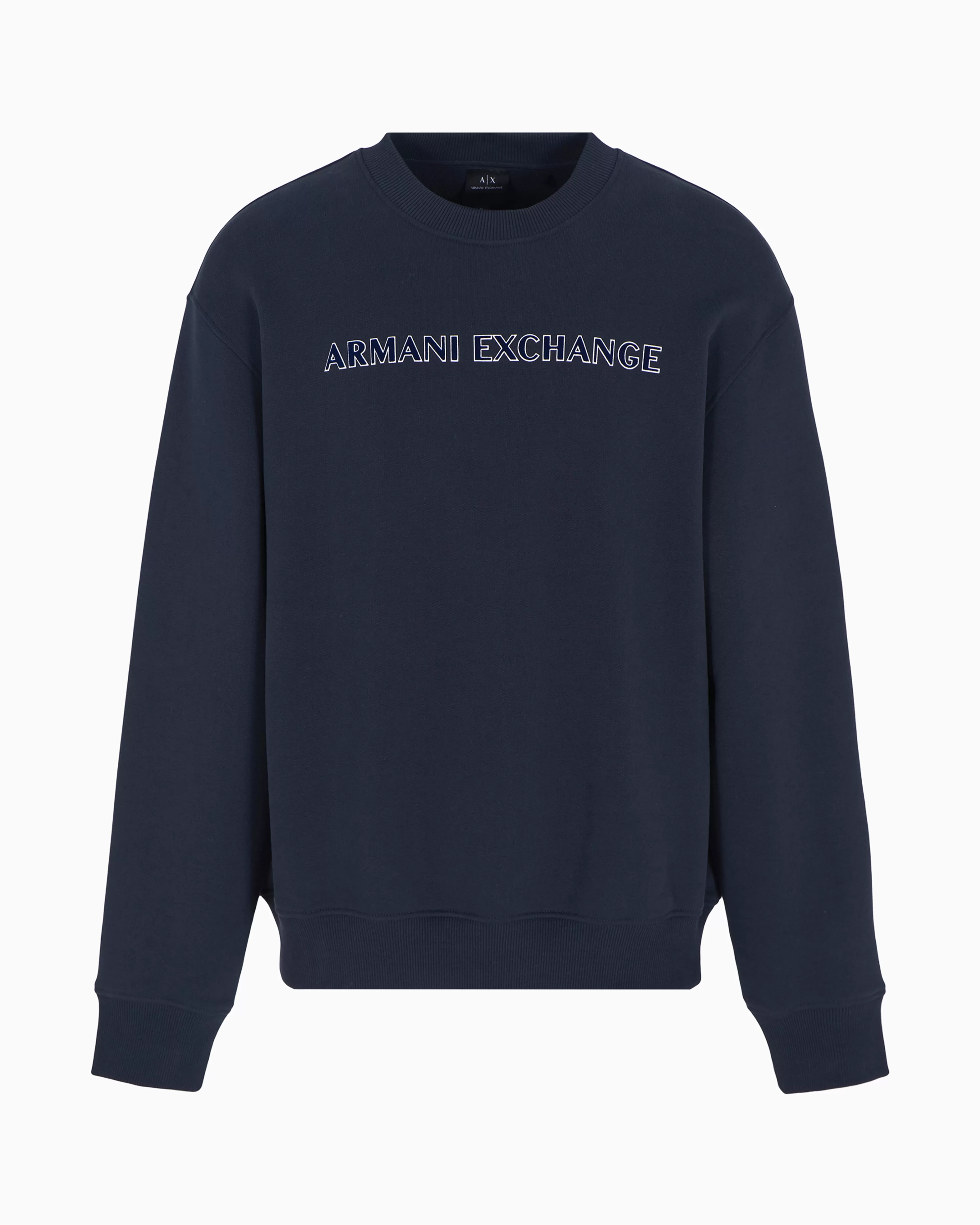 Armani Exchange ASV Cotton Lettering Logo Crewneck Sweatshirt* Matching Sets | Sweatshirts