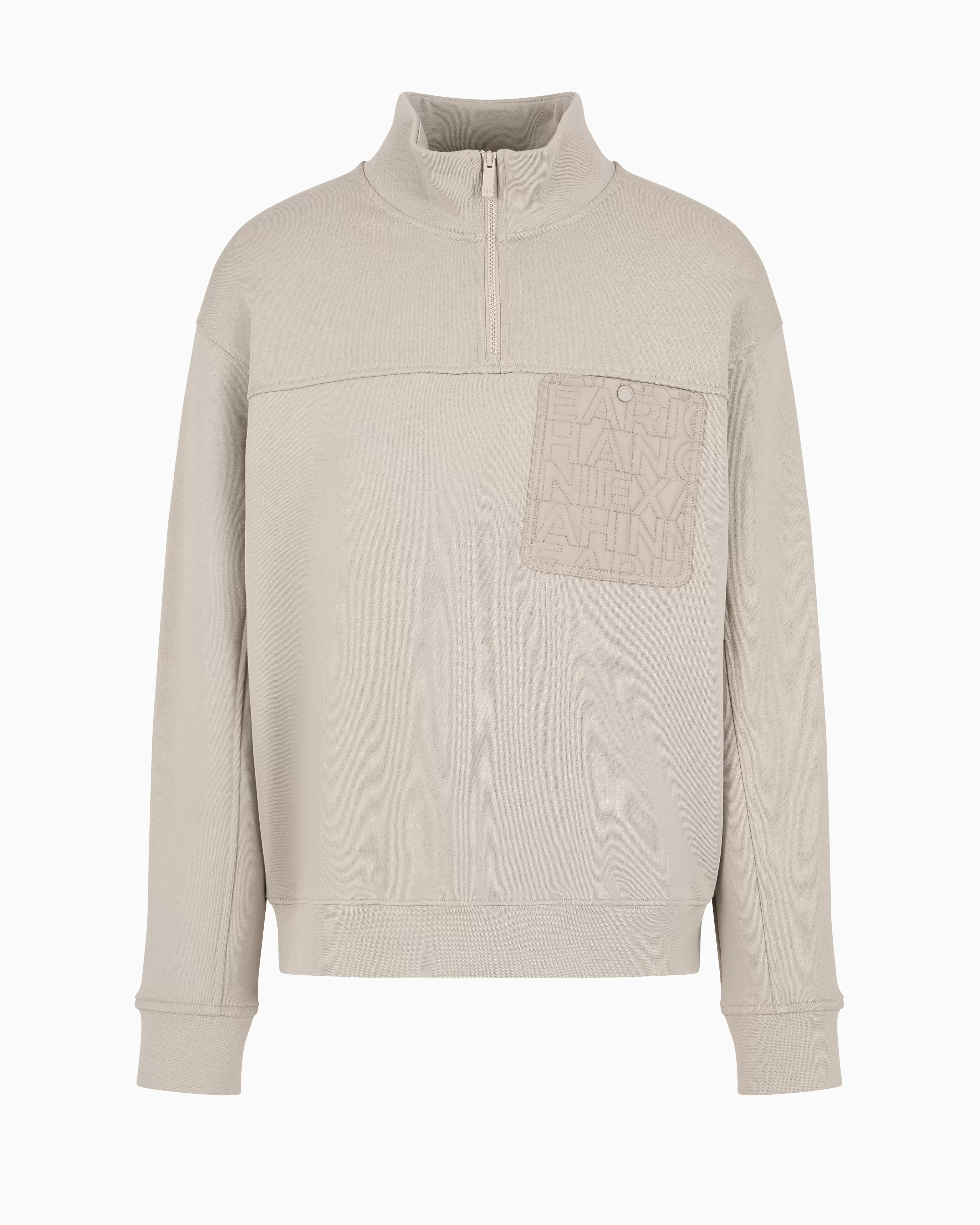 Armani Exchange ASV Cotton Pocket High Neck Sweatshirt* Sweatshirts