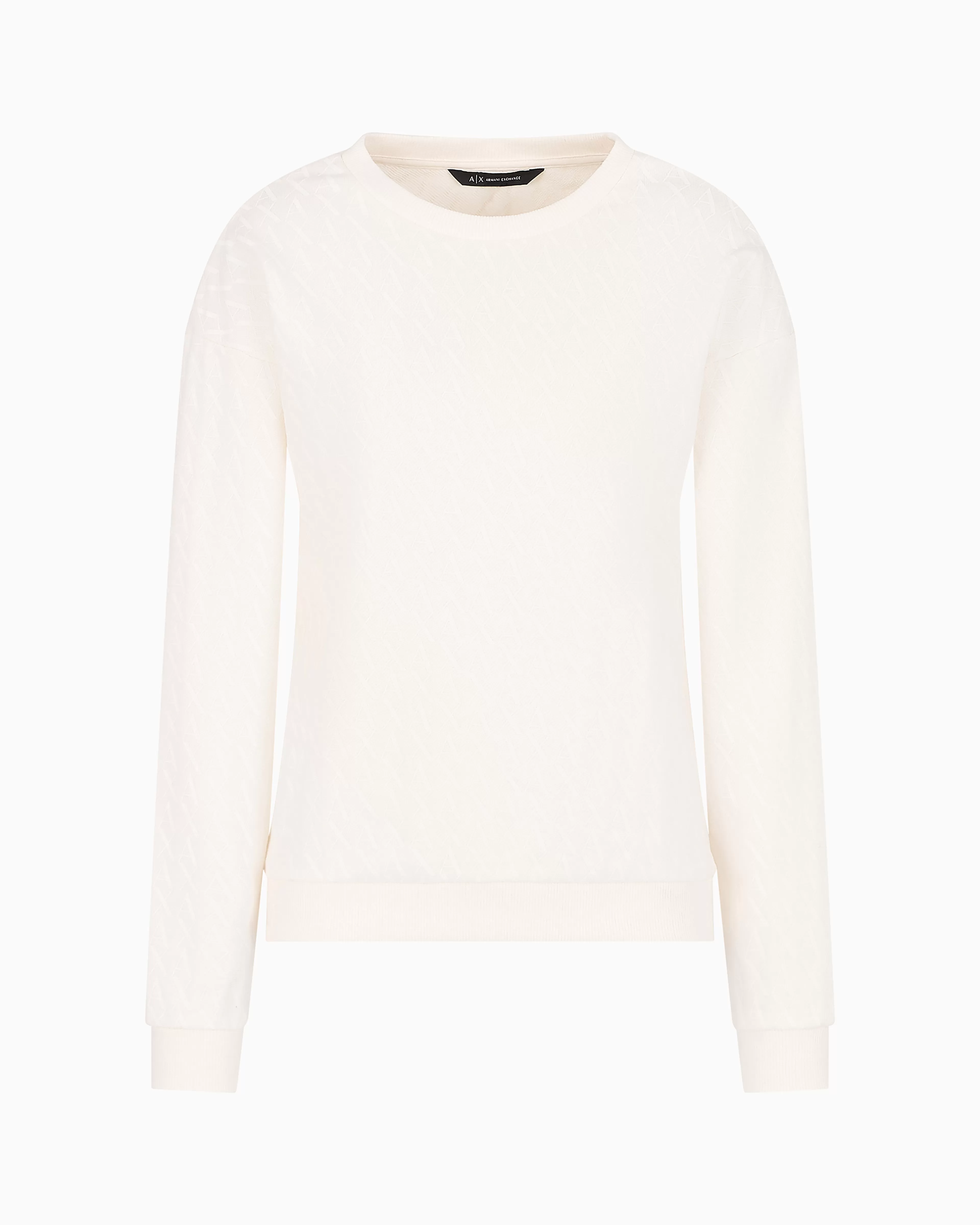 Armani Exchange ASV French Terry Sweatshirt with embossed logo* Matching Sets | Sweatshirts