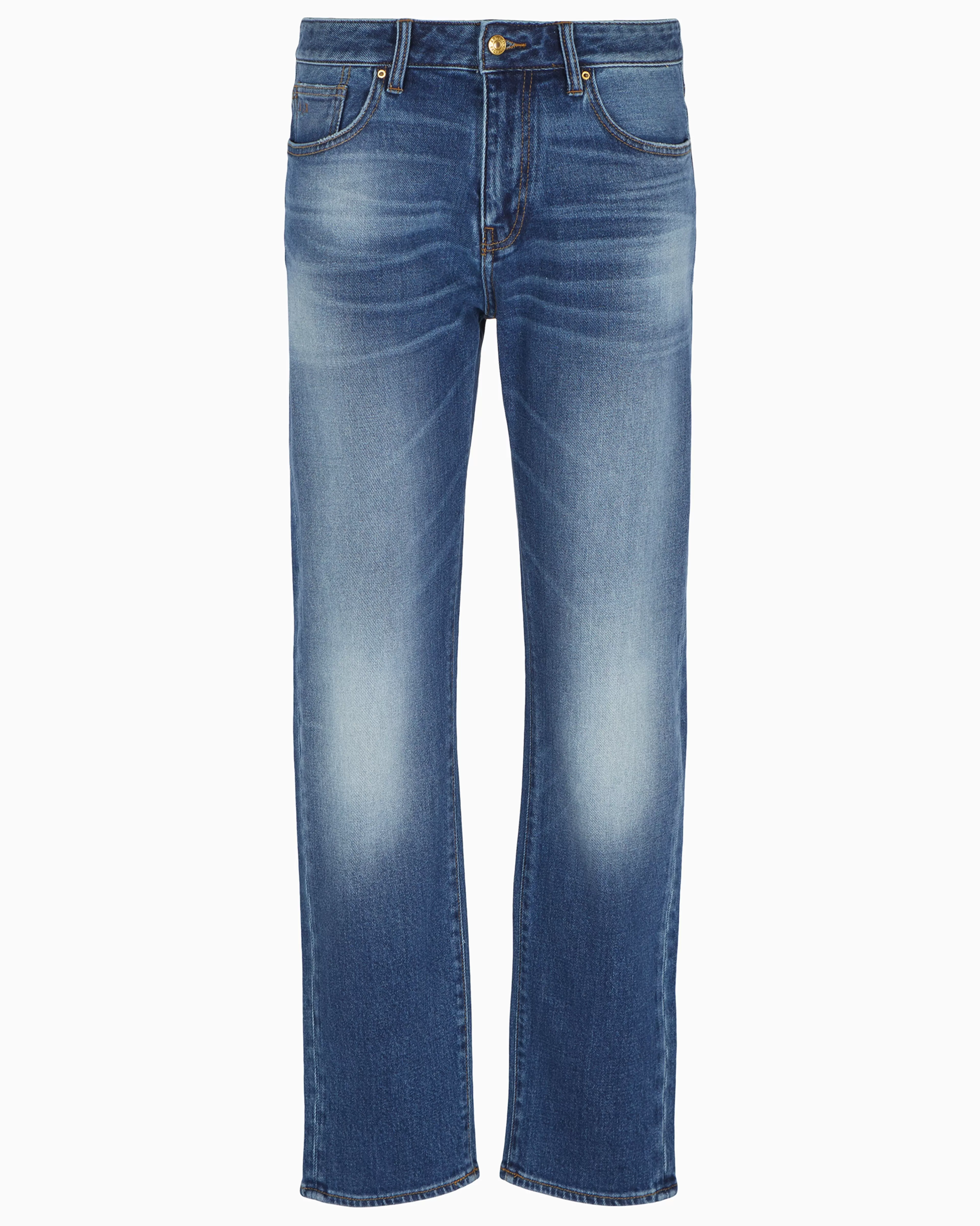 Armani Exchange ASV J16 Straight Fit Indigo Cotton Denim Jeans* Denim