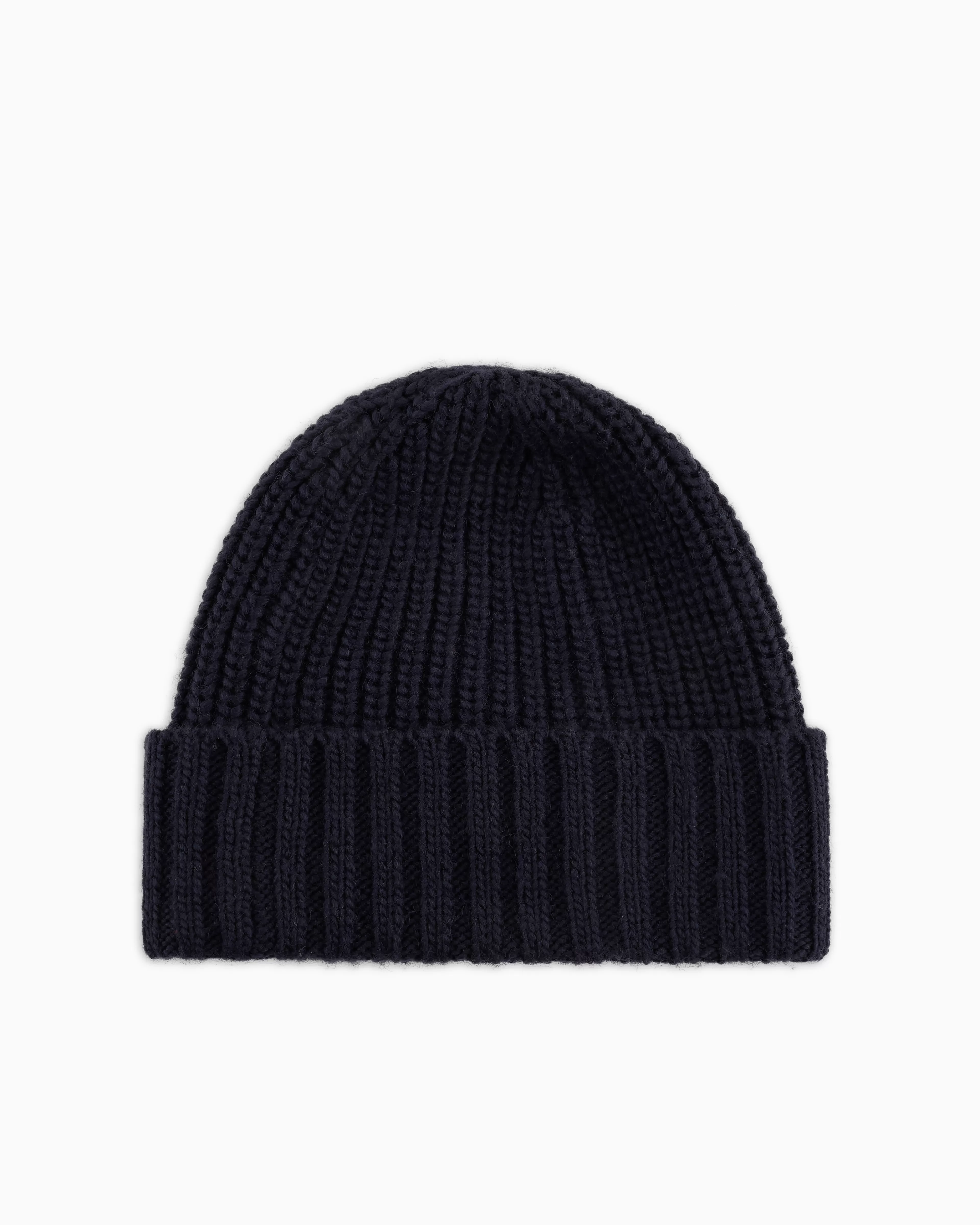 Armani Exchange ASV Knitted Wool Blend Beanie* Hats And Gloves