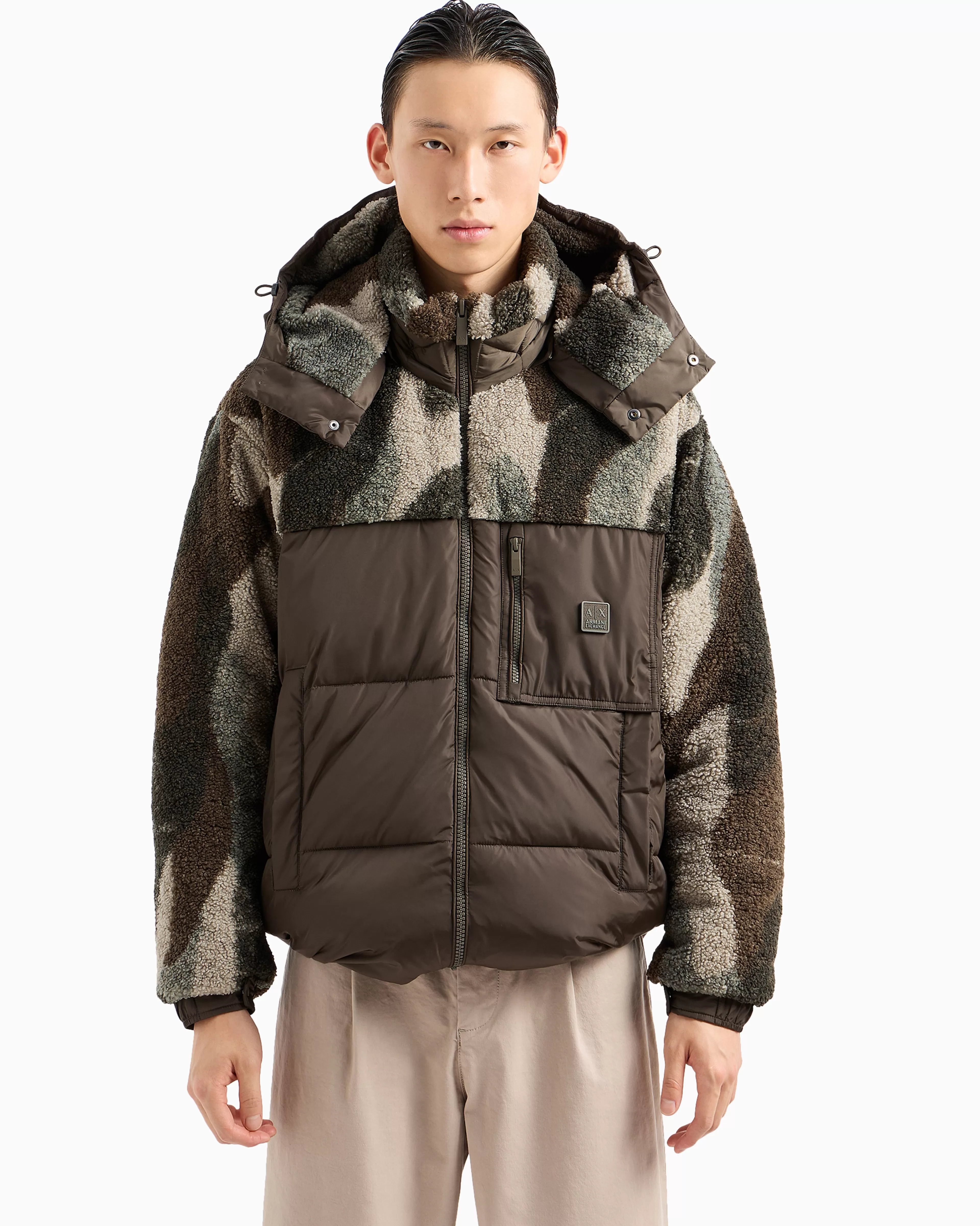 Armani Exchange ASV Nylon Camouflage Padded Jacket* Outerwear