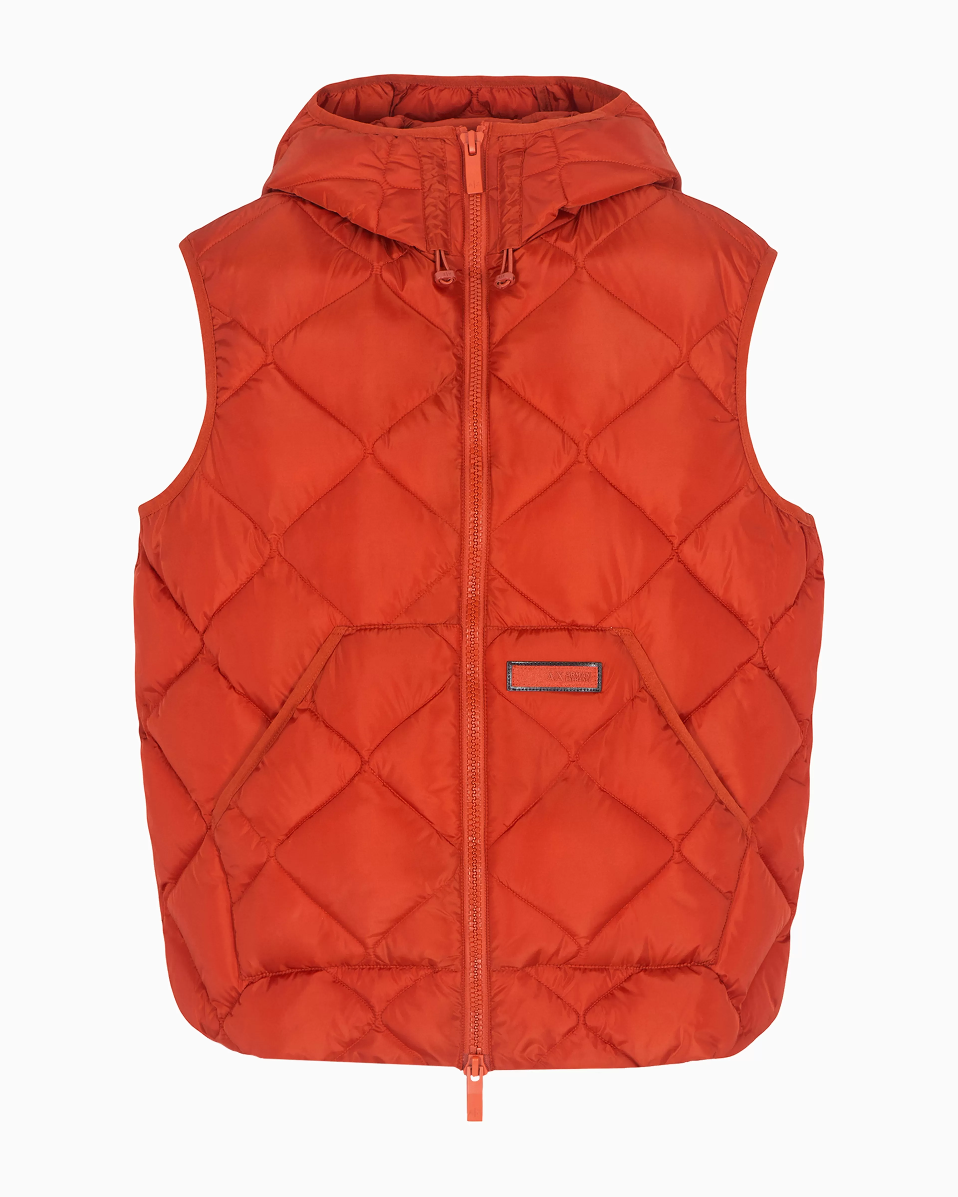Armani Exchange ASV Nylon Hooded Sleeveless Down Jacket* Outerwear