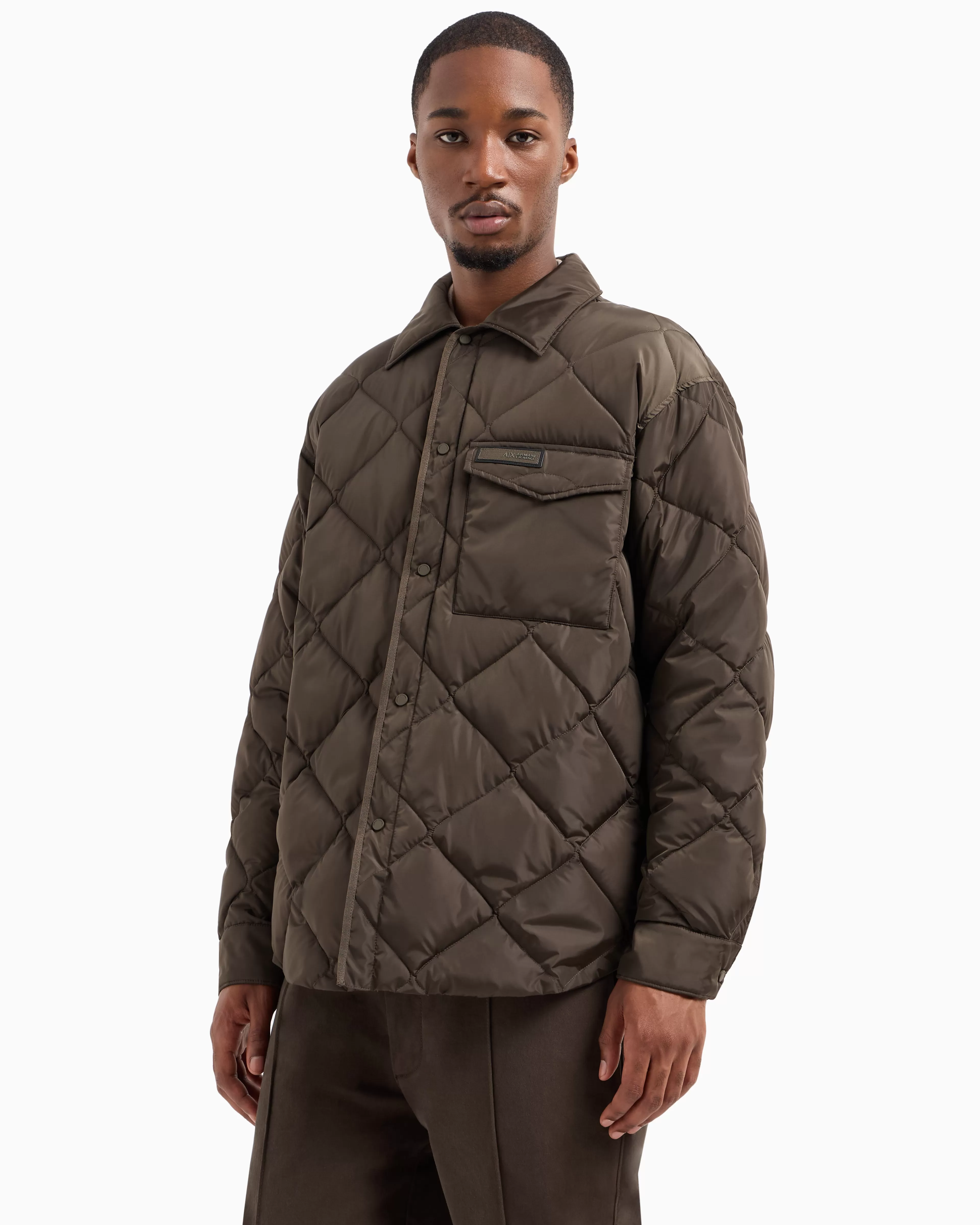 Armani Exchange ASV Nylon Quilted and Padded Jacket* Outerwear