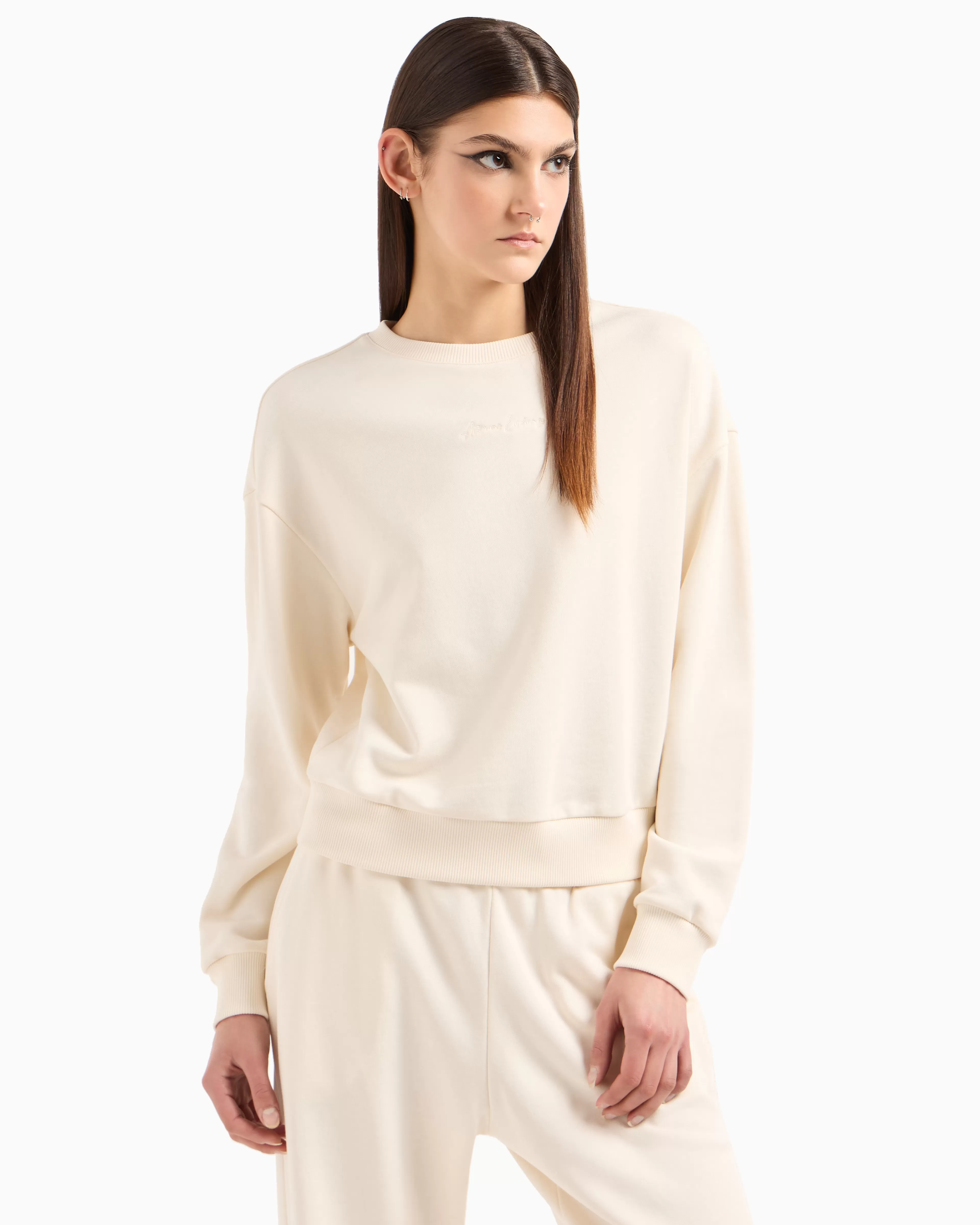 Armani Exchange ASV Organic Cotton Basic Crewneck Sweatshirt* Sweatshirts