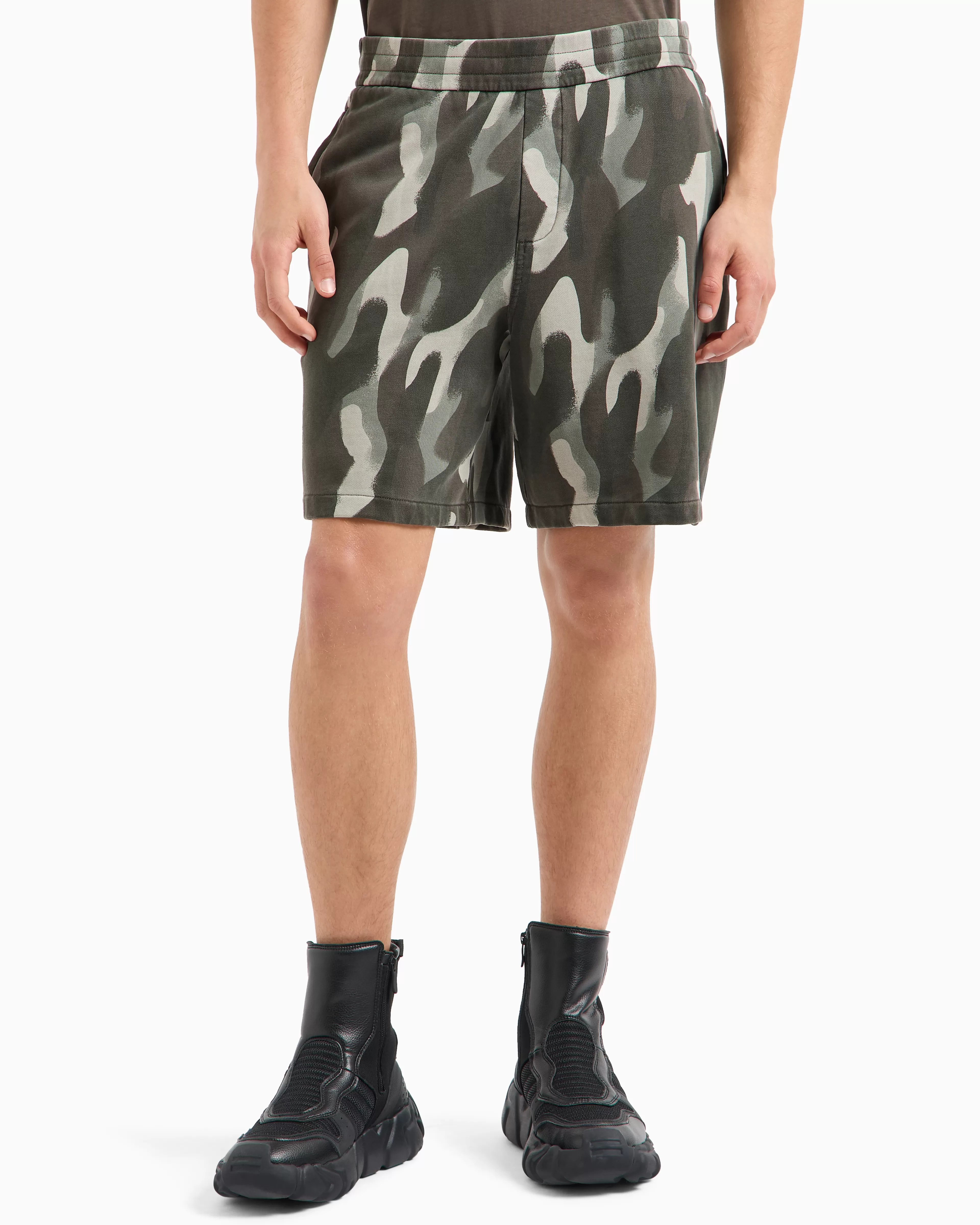 Armani Exchange ASV Organic Cotton Camouflage Bermuda Shorts* Matching Sets | Trousers And Shorts