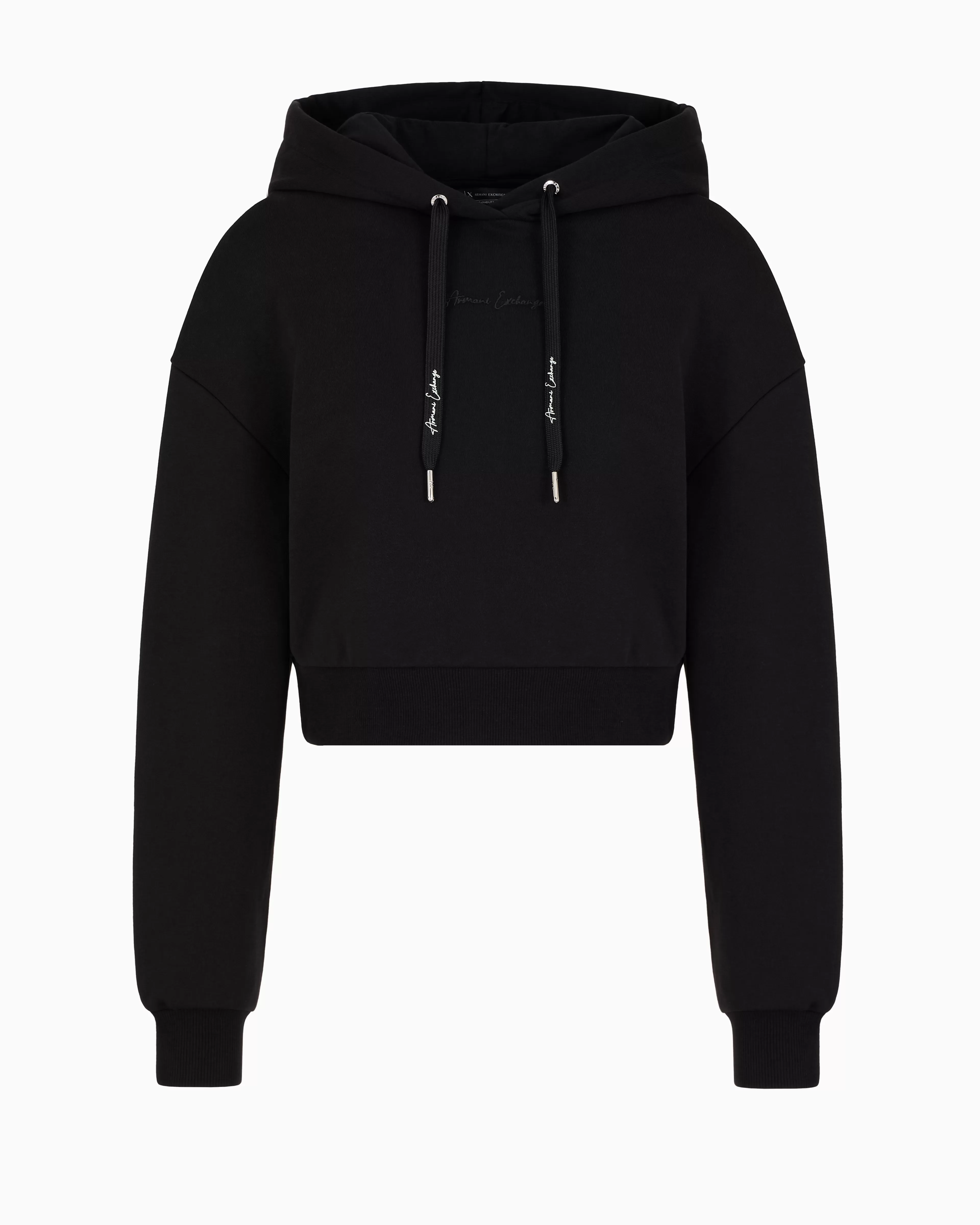 Armani Exchange ASV Organic Cotton Cropped Hoodie* Sweatshirts | Matching Sets