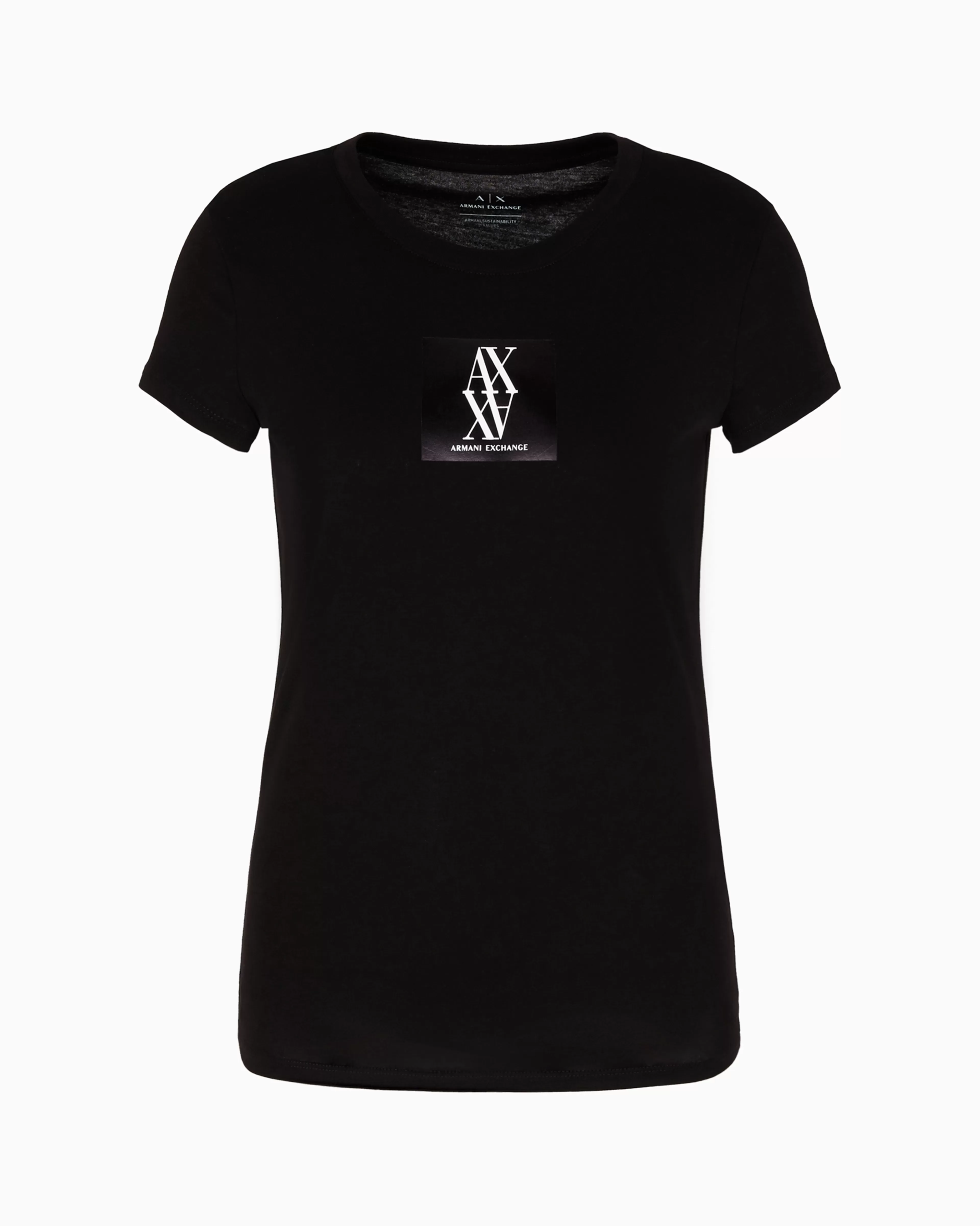 Armani Exchange ASV Organic Cotton Monogram Slim Fit T-Shirt* T-Shirts