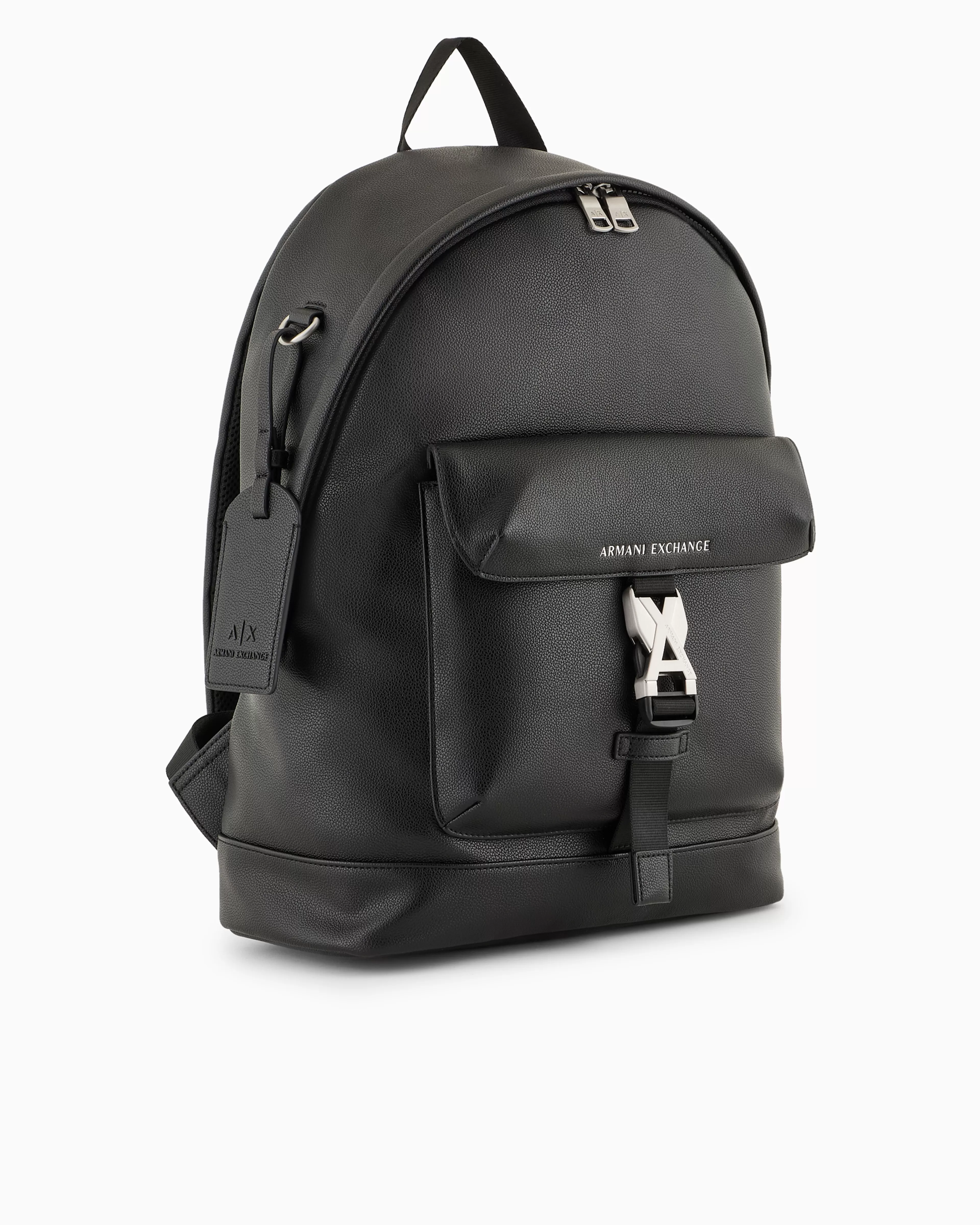 Armani Exchange ASV Recycled Material Backpack with Logo* Bags