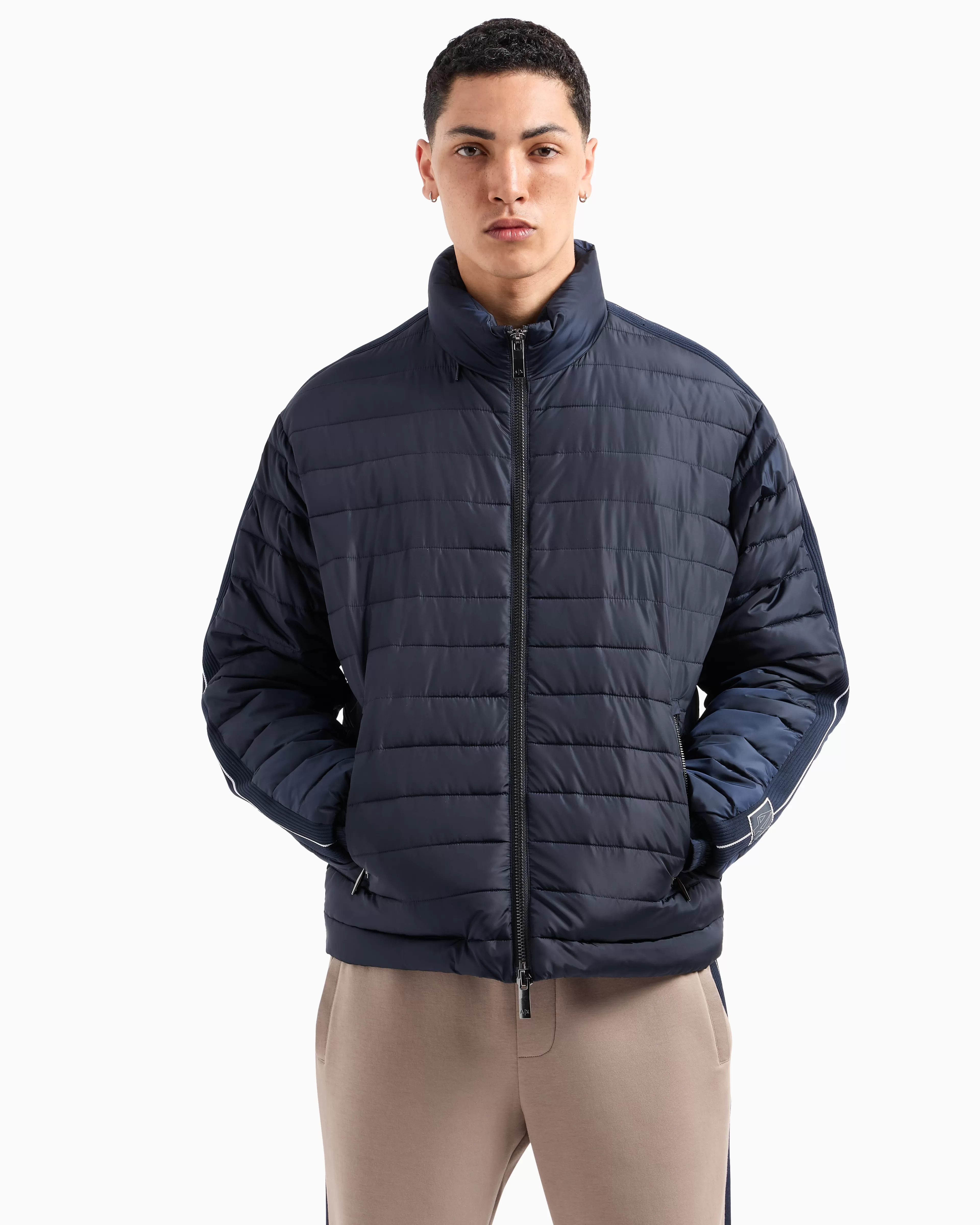 Armani Exchange ASV Recycled Nylon Full Zip Jacket* Outerwear