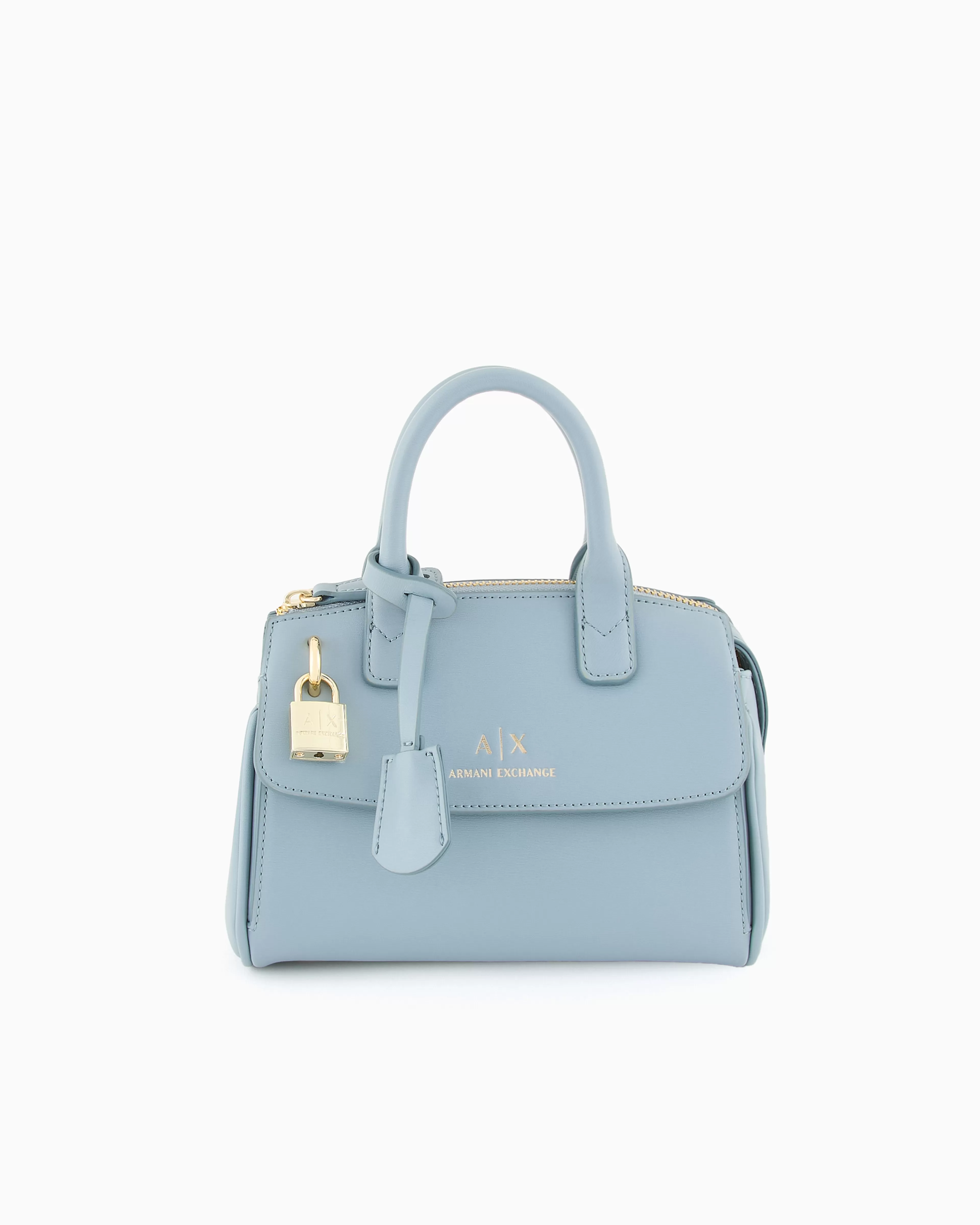 Armani Exchange ASV Small Handbag with Padlock and Metal Details* Bags