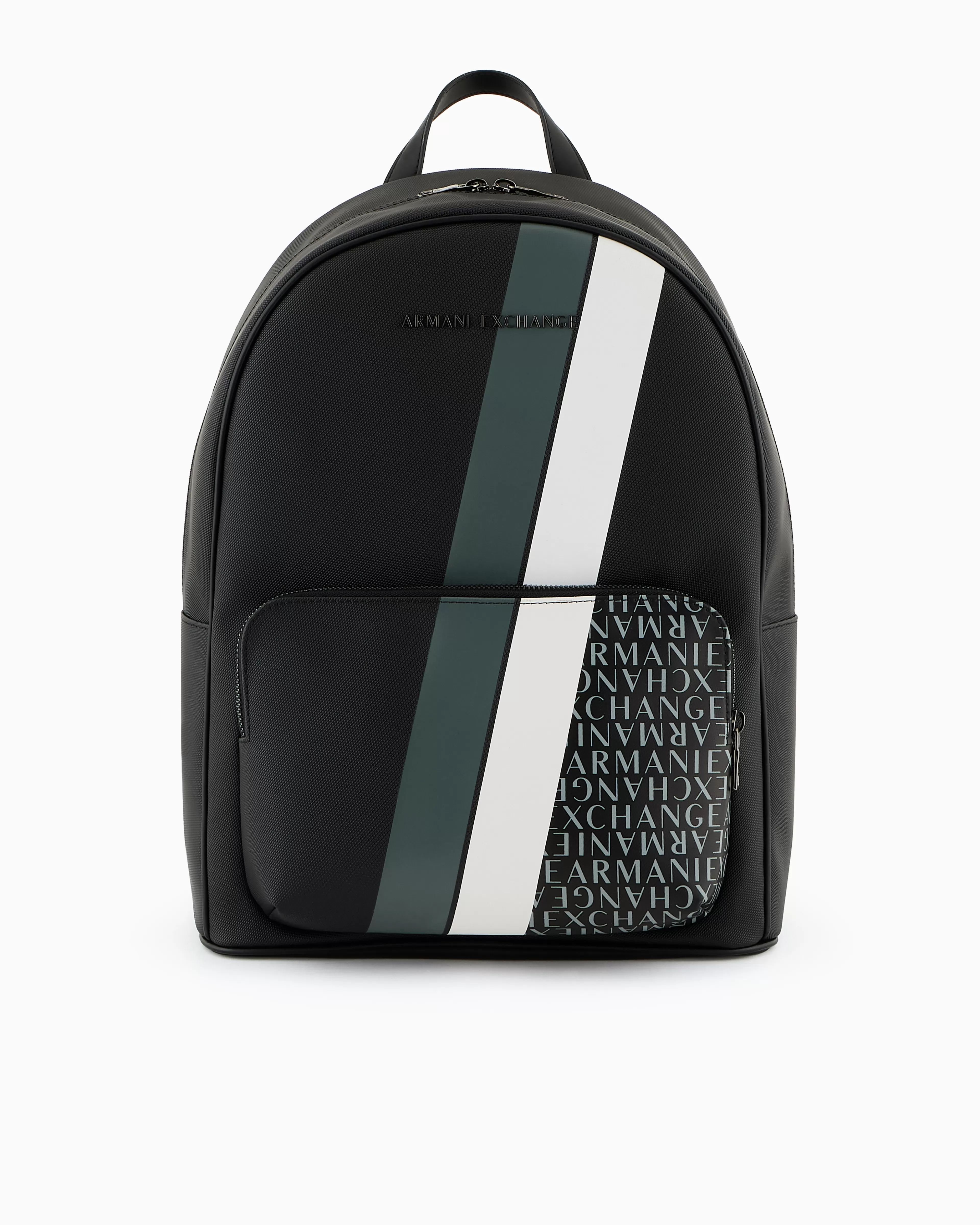 Armani Exchange Backpack with monogram and stripes* Essentials | Bags