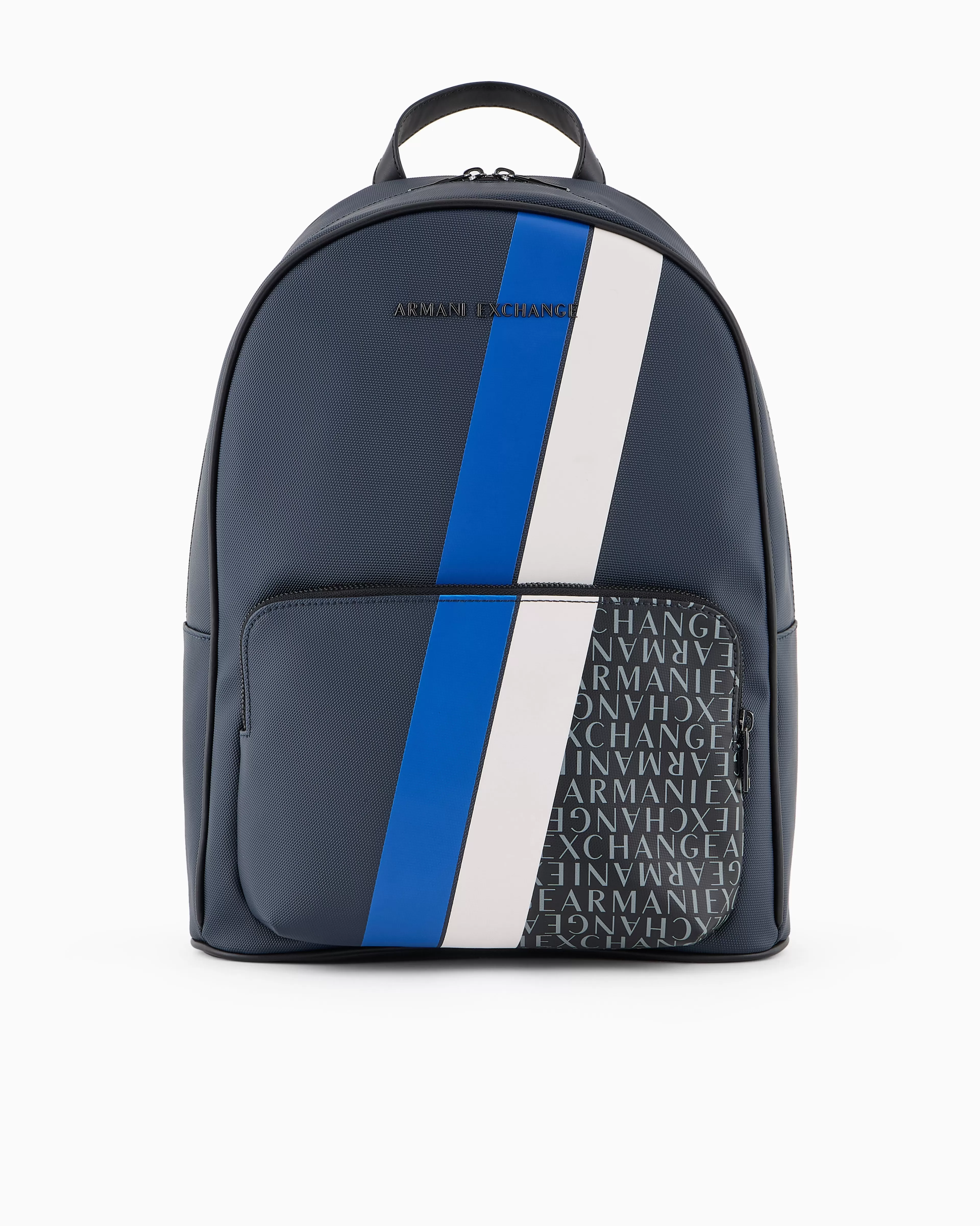 Armani Exchange Backpack with monogram and stripes* Bags | Essentials
