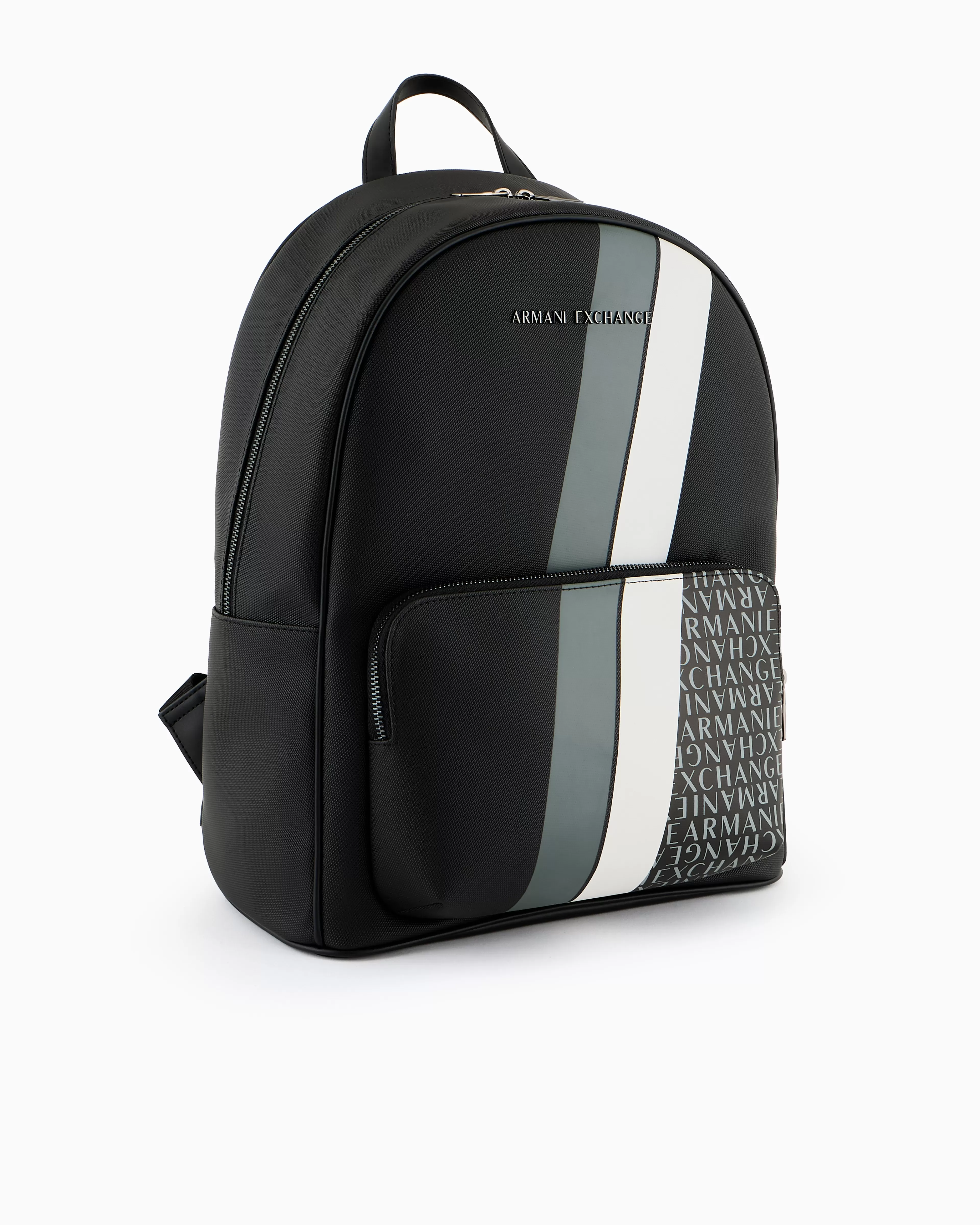 Armani Exchange Backpack with monogram and stripes* Essentials | Bags