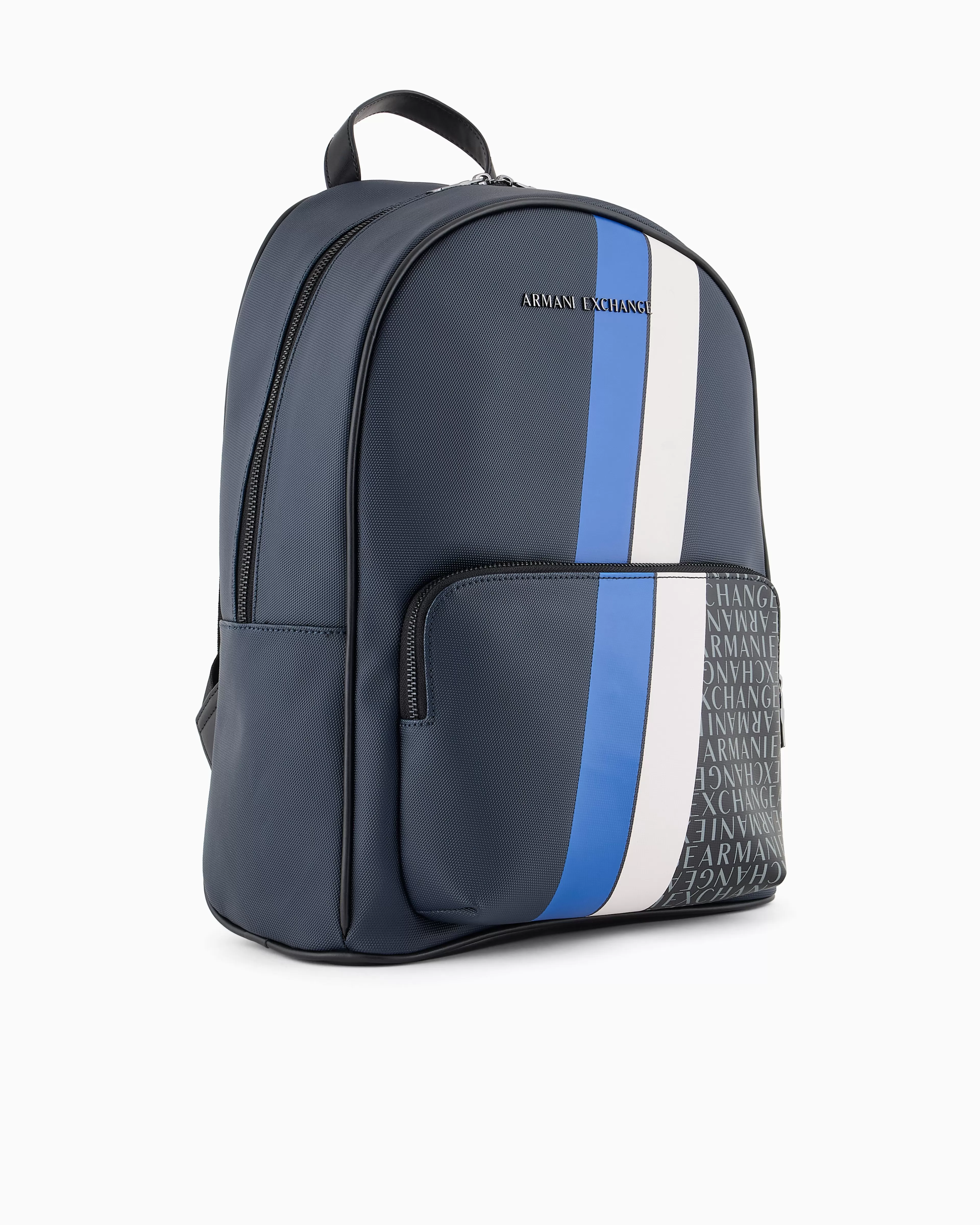 Armani Exchange Backpack with monogram and stripes* Bags | Essentials