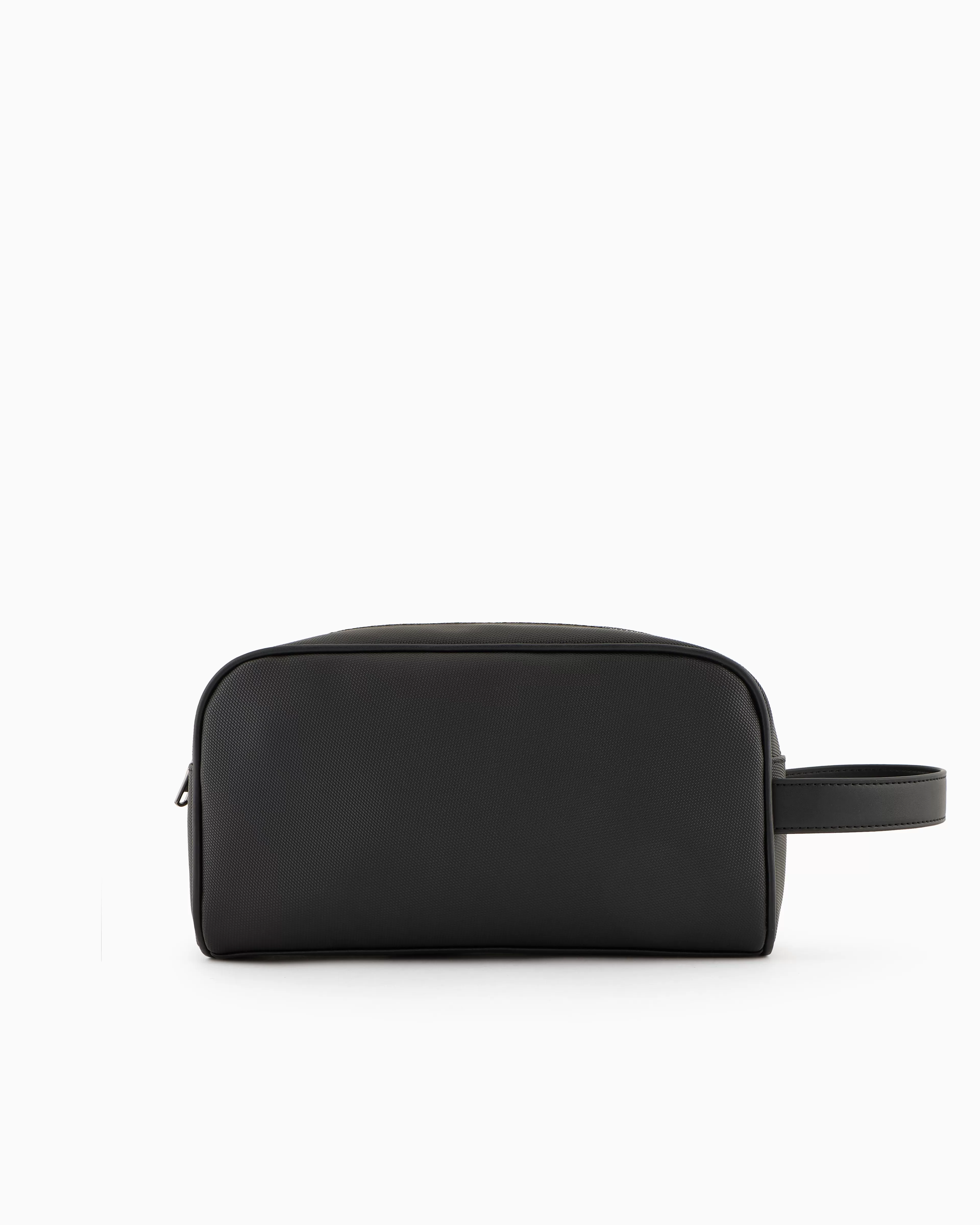 Armani Exchange Beauty case with monogram and stripes* Essentials | Wallets And Small Leather Goods