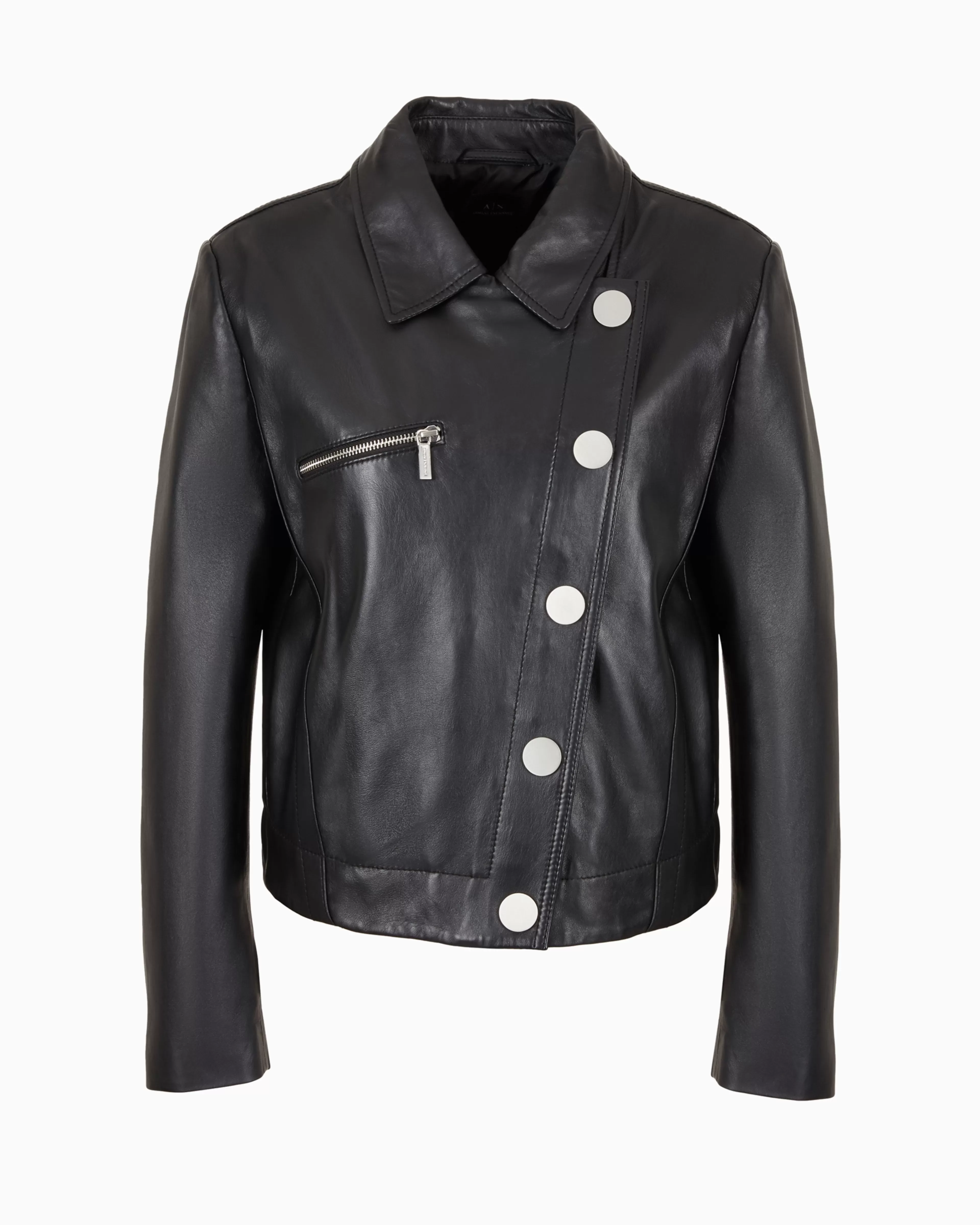 Armani Exchange Blouson in coated fabric* Tops