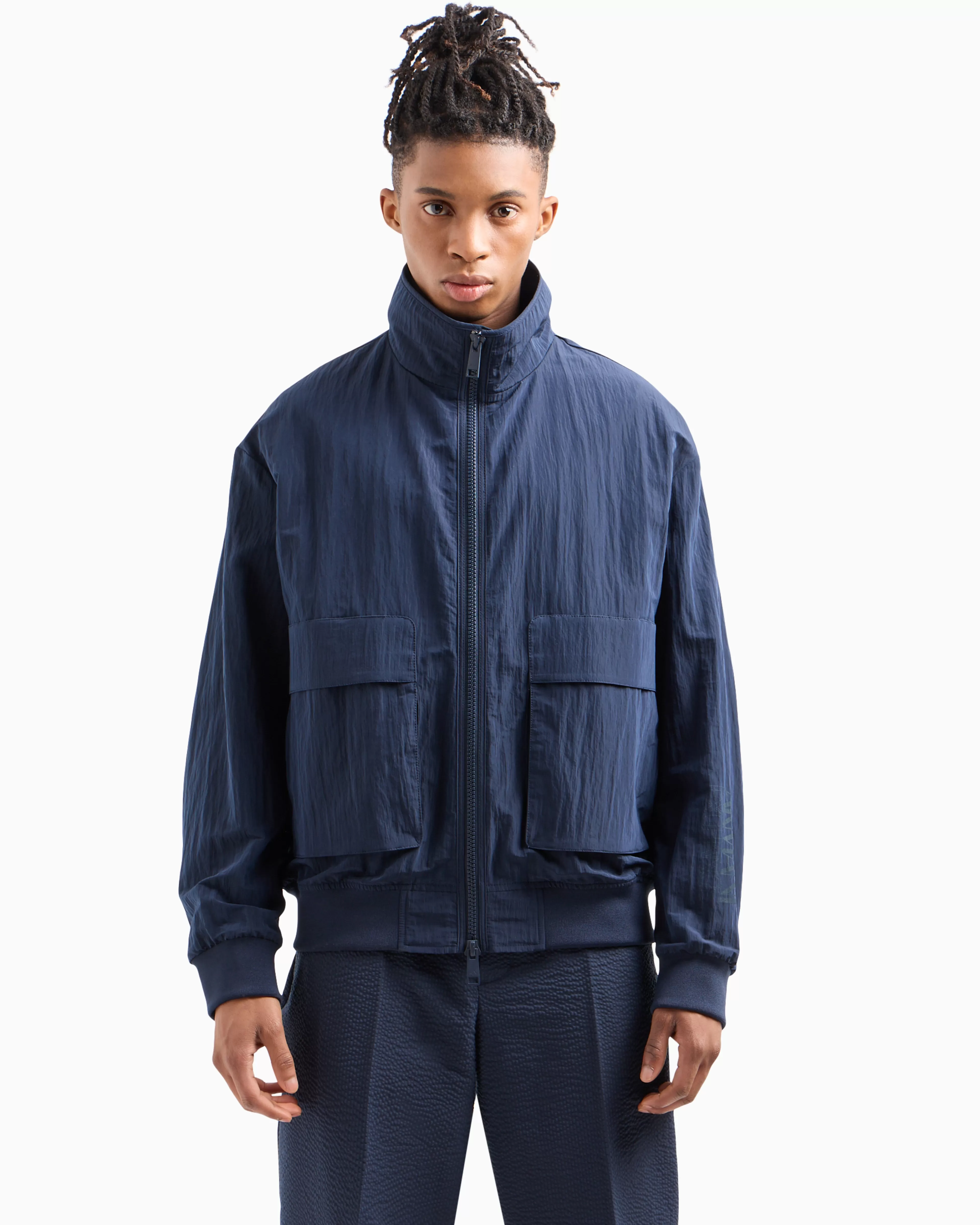 Armani Exchange Blouson in coated fabric* Shirts And Tops