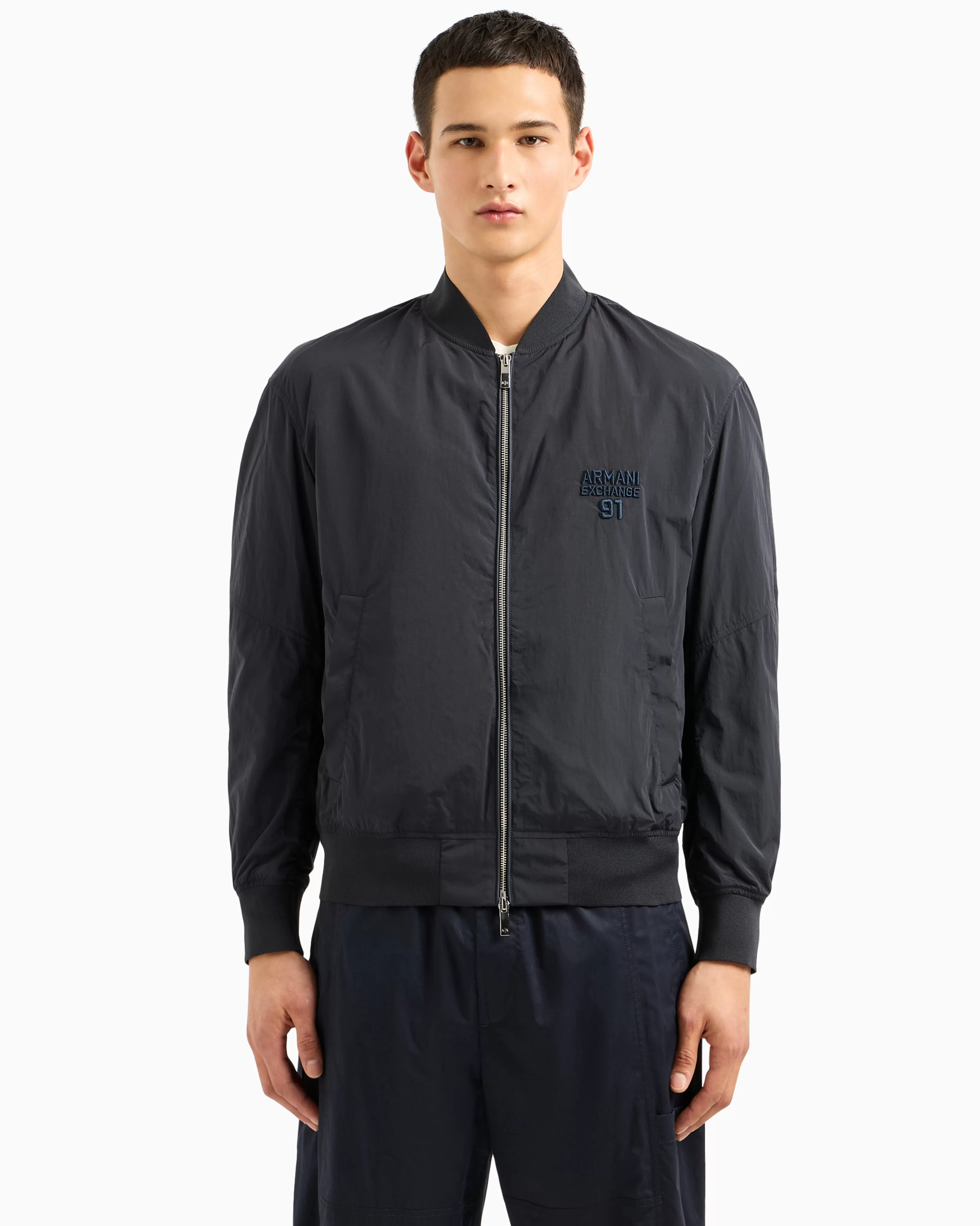Armani Exchange Blouson in coated fabric* Shirts And Tops