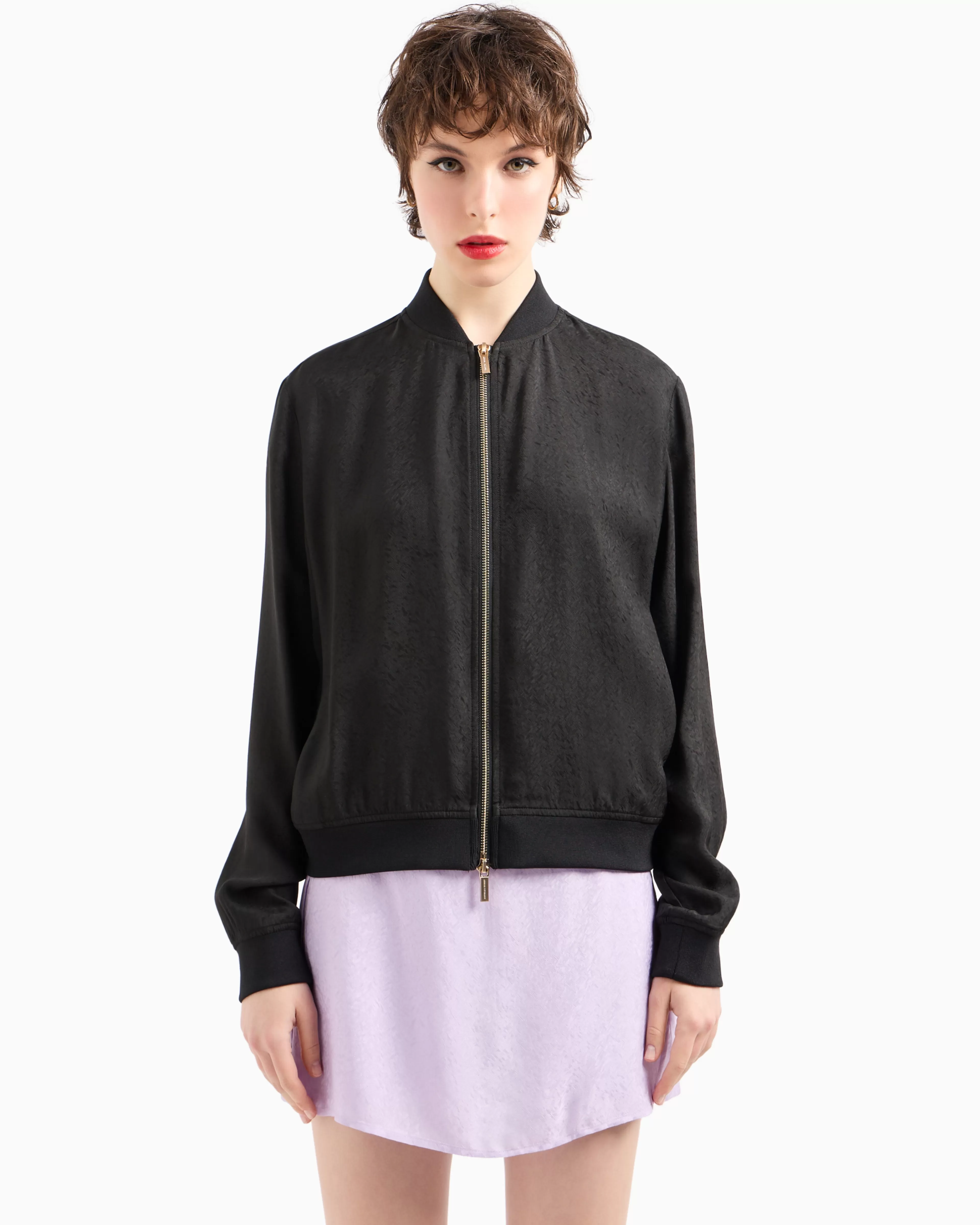 Armani Exchange Blouson in coated fabric* Tops