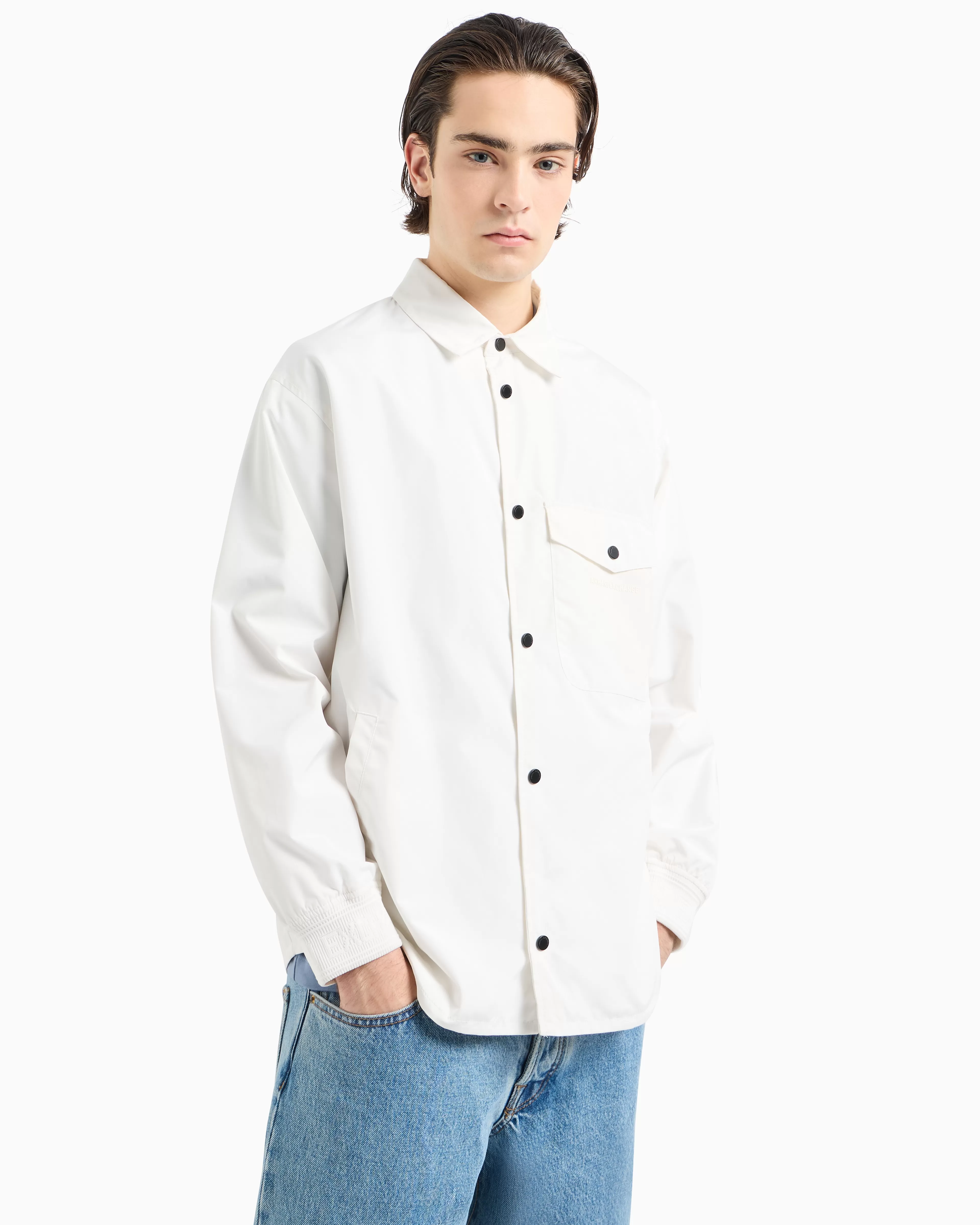 Armani Exchange Blouson jacket in technical fabric with pockets* Outerwear