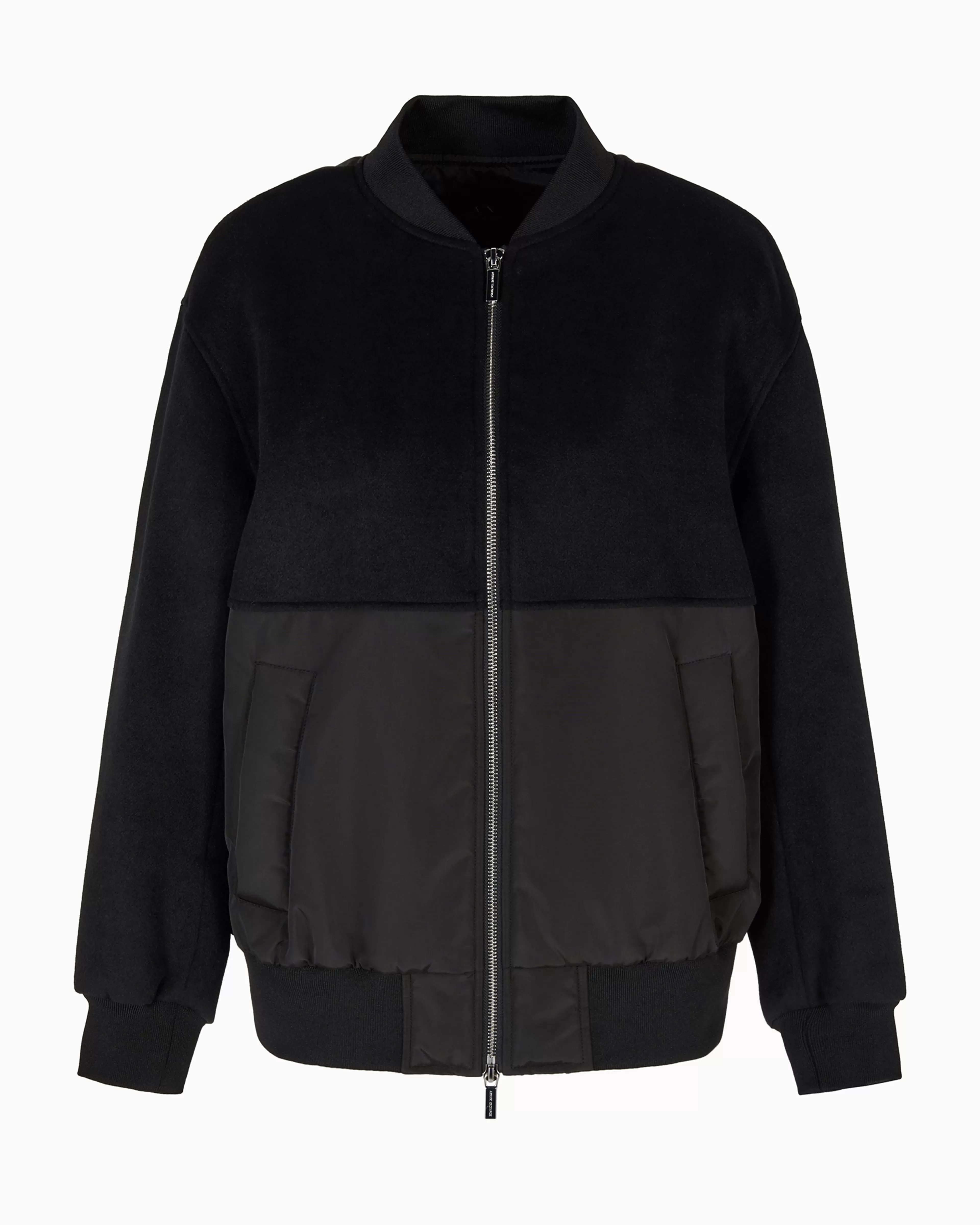 Armani Exchange Bomber jacket with zip in cloth and technical fabric* Outerwear