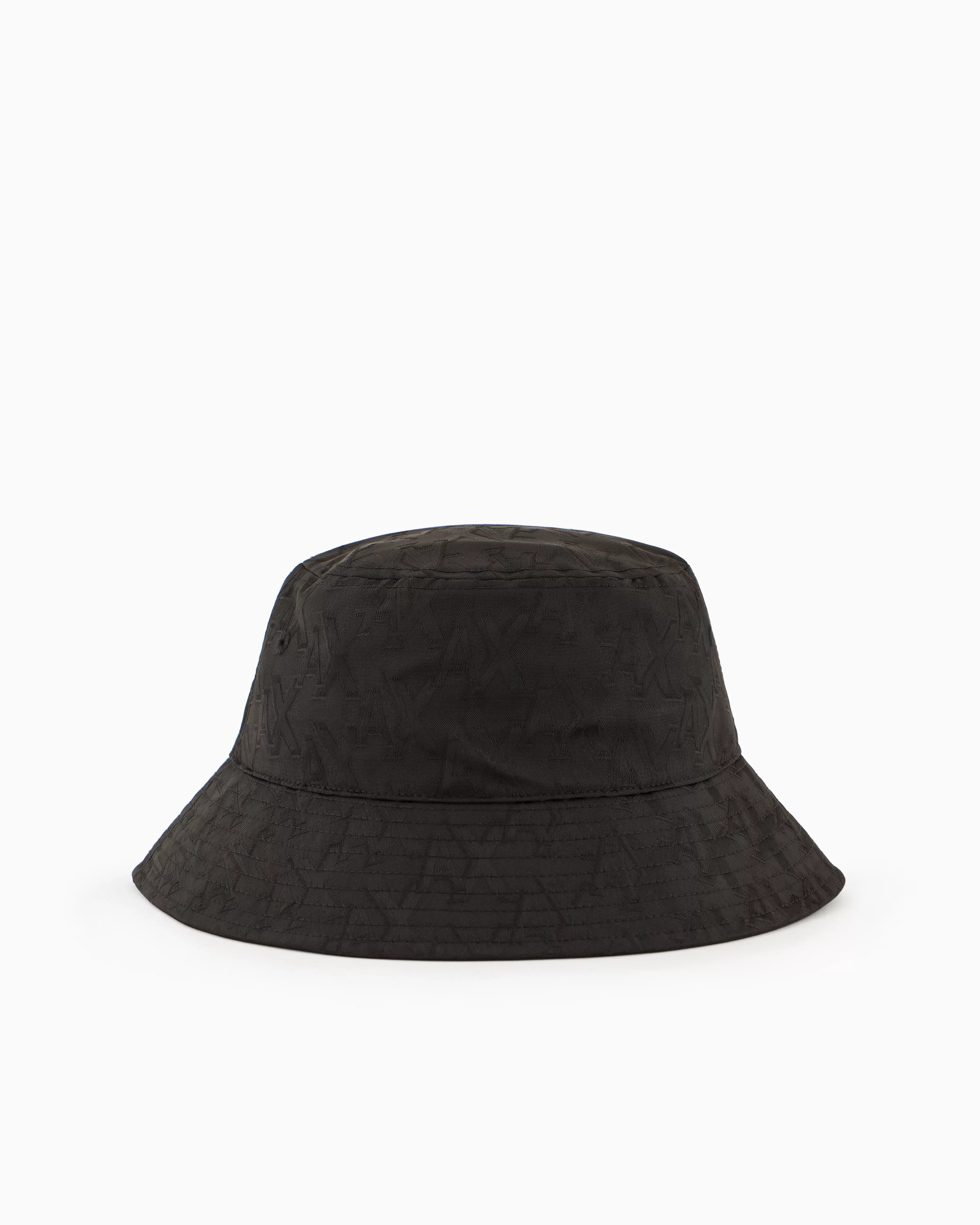 Armani Exchange Bucket hat in monogram technical fabric* Hats And Gloves