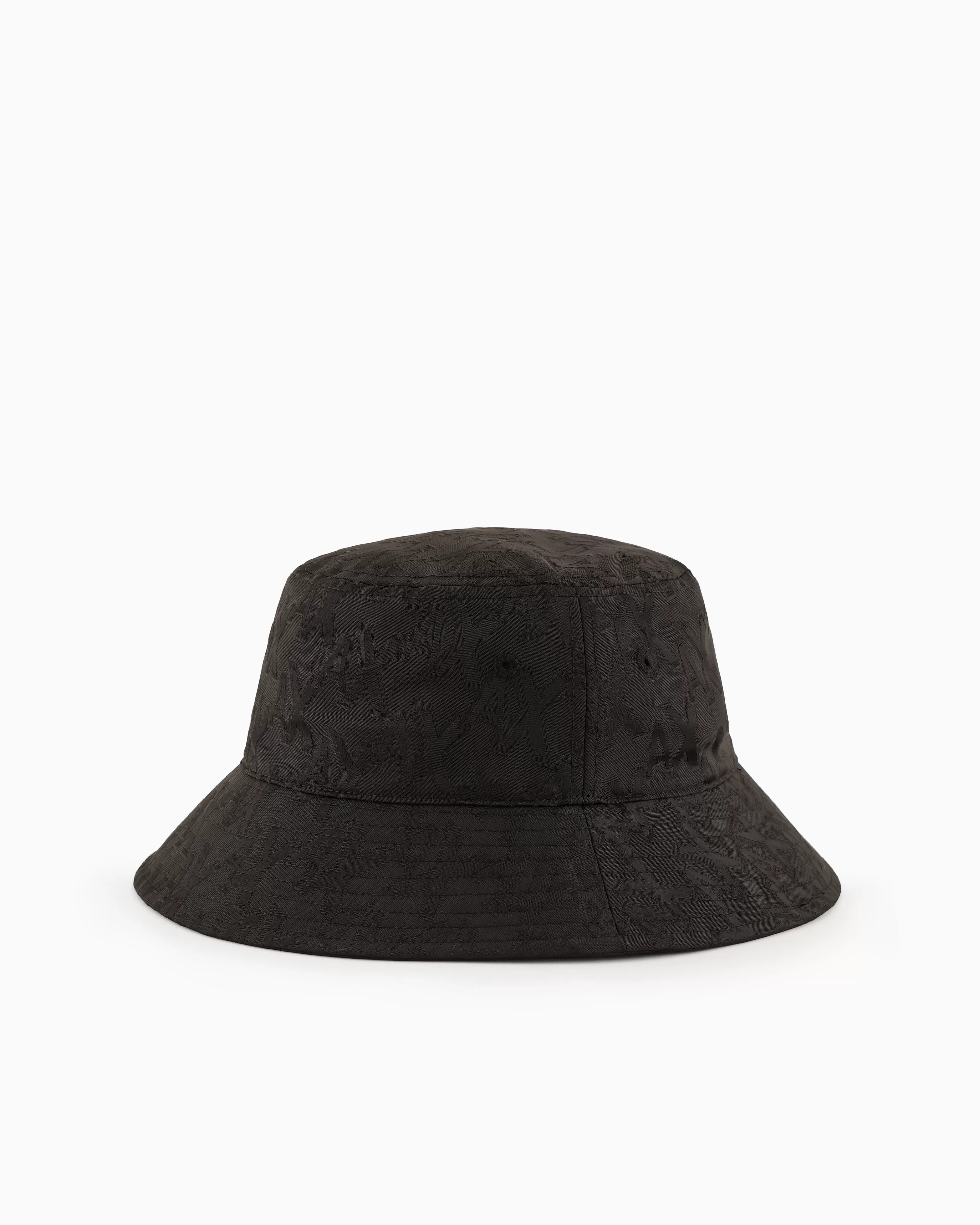Armani Exchange Bucket hat in monogram technical fabric* Hats And Gloves