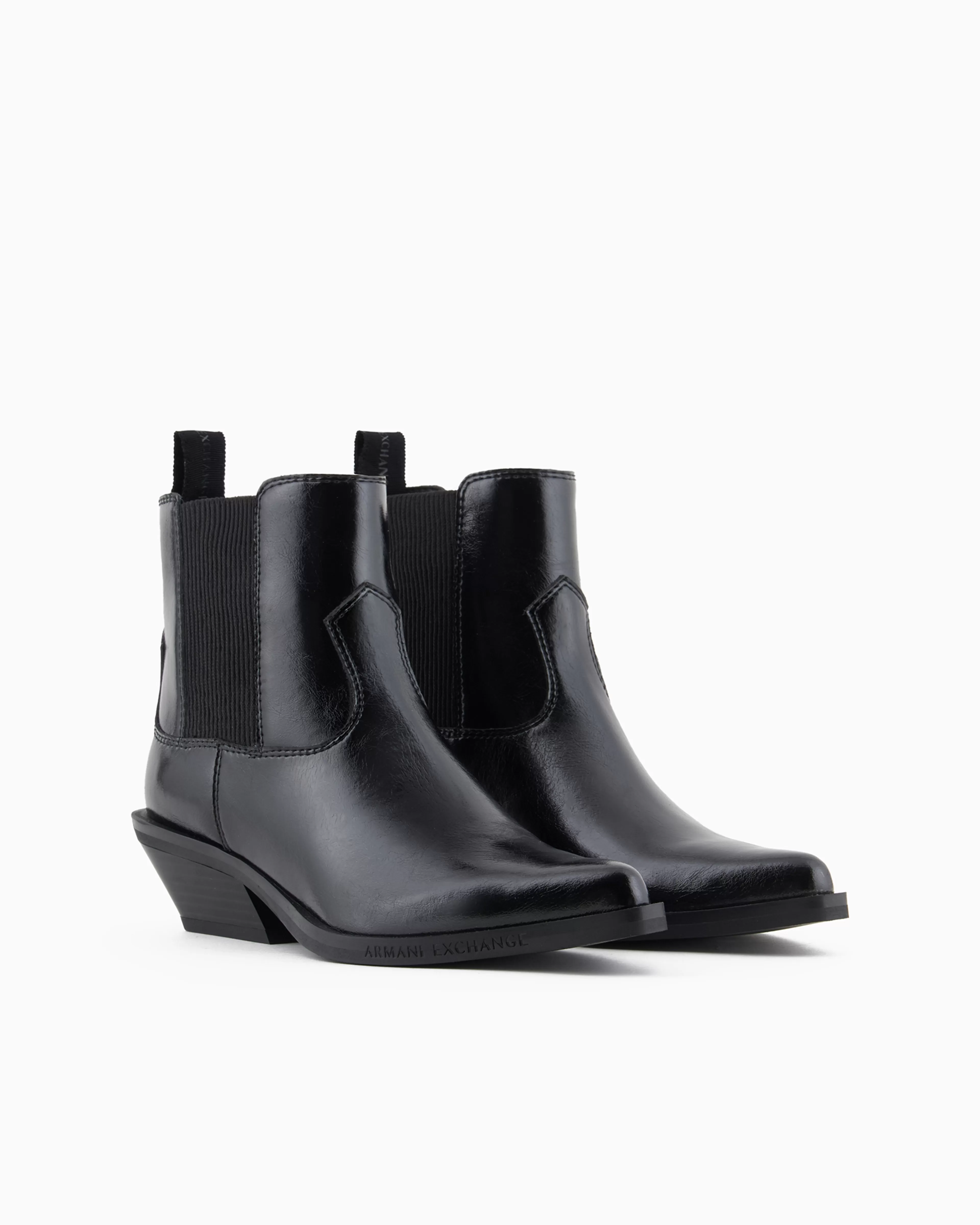 Armani Exchange Camperos boots with elastic inserts* Shoes