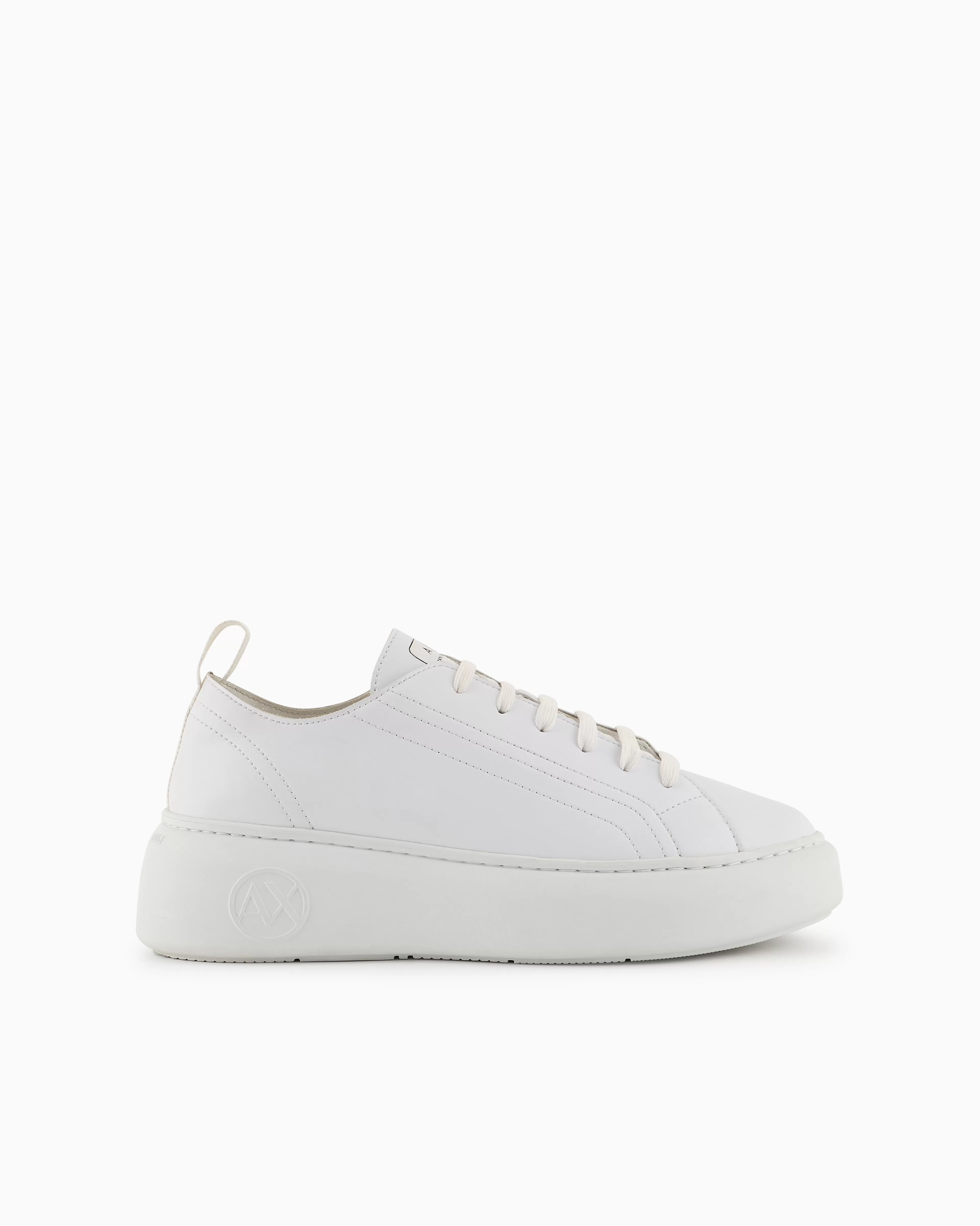 Armani Exchange Chunky leather sneakers* Essentials | Shoes