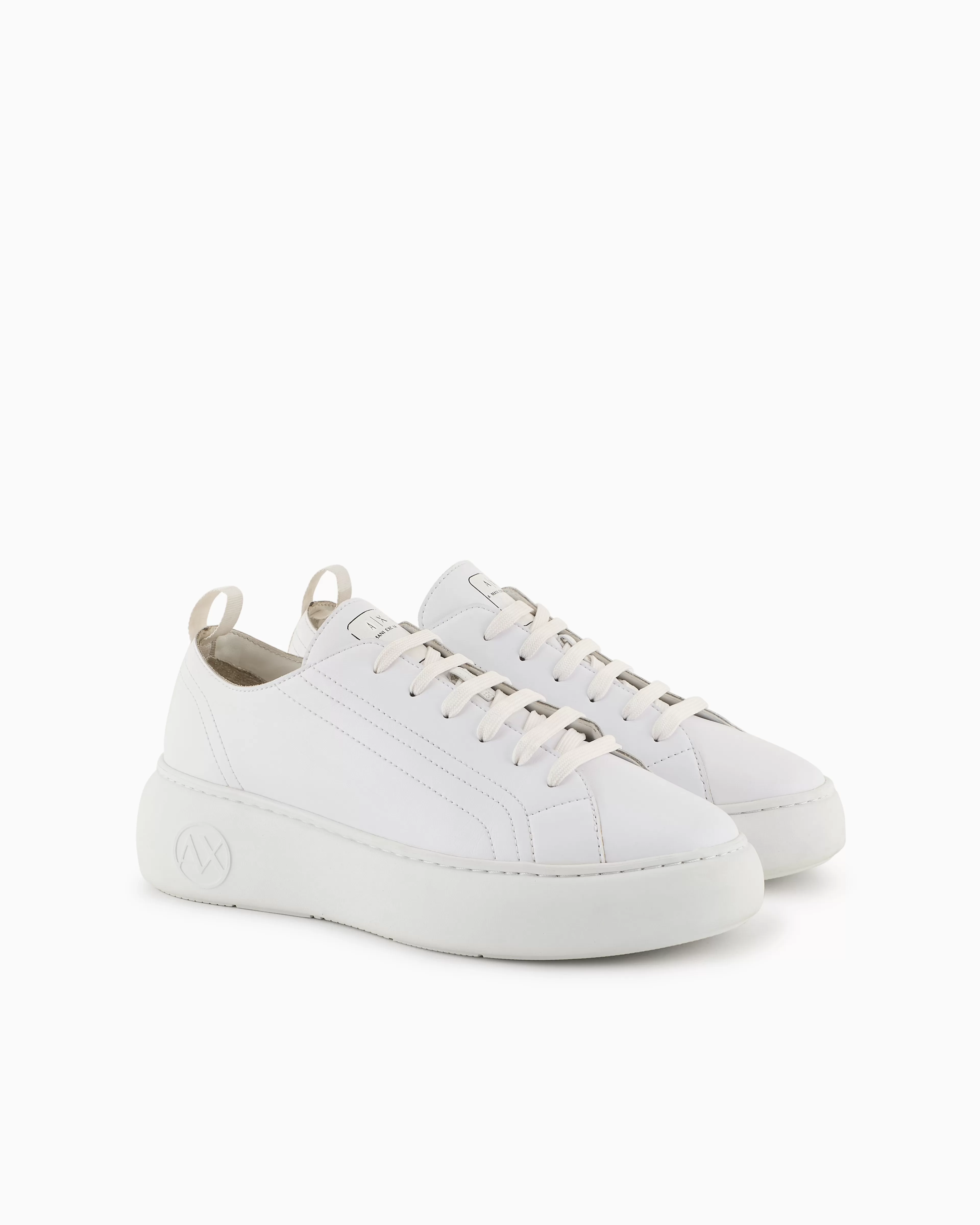 Armani Exchange Chunky leather sneakers* Essentials | Shoes