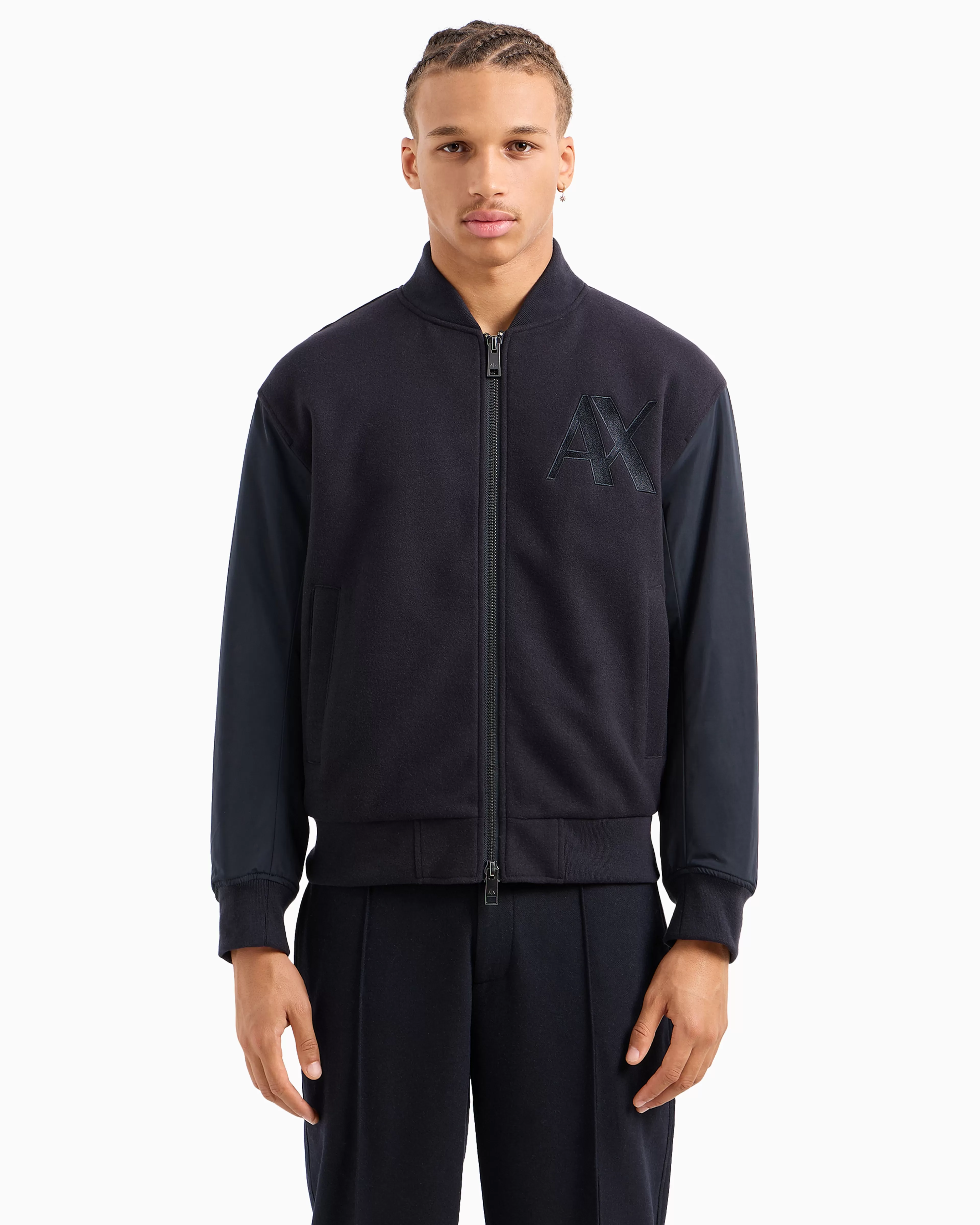 Armani Exchange Cloth college jacket with contrasting sleeves* Outerwear