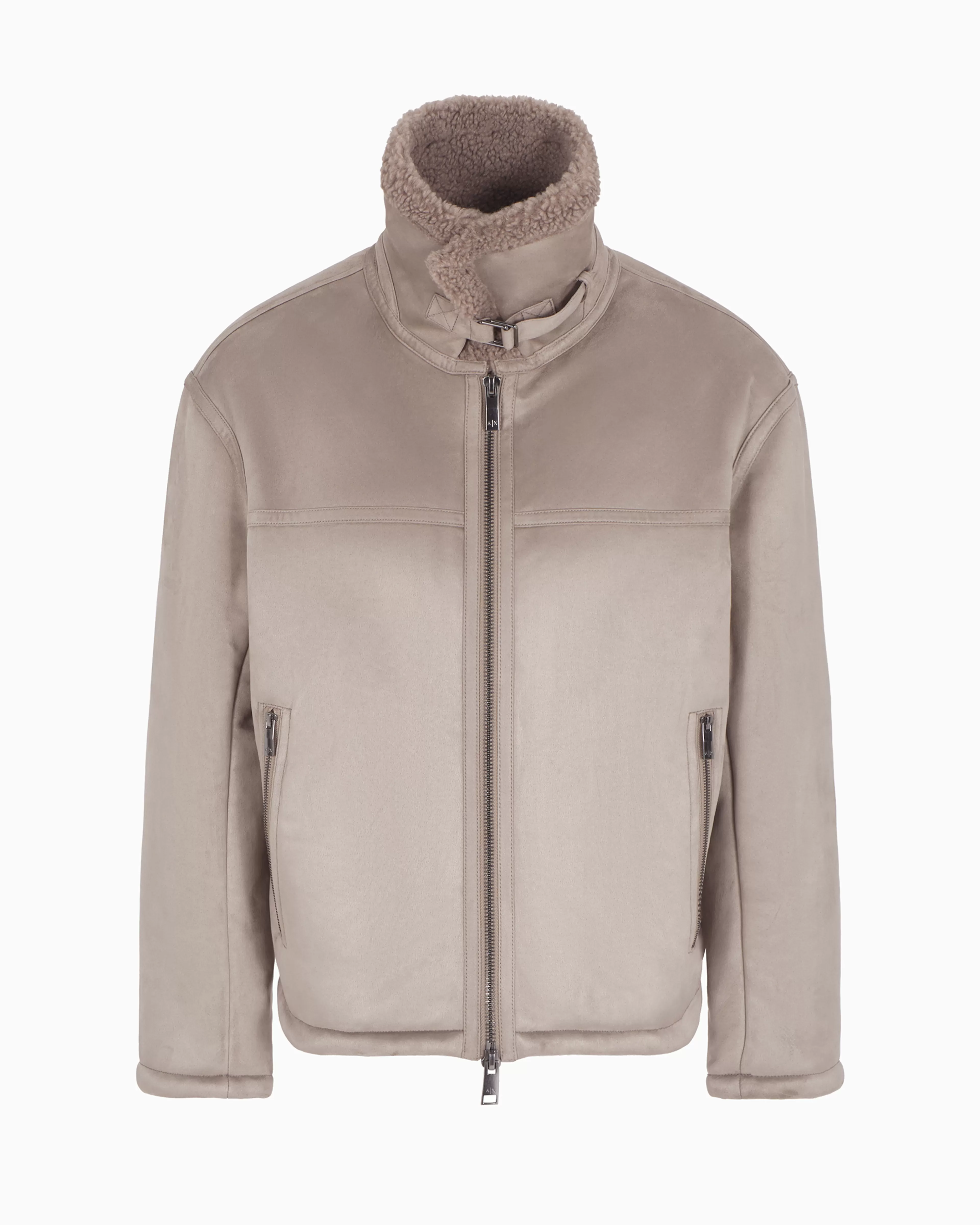Armani Exchange Coated fabric jacket with soft interior A Line* Outerwear