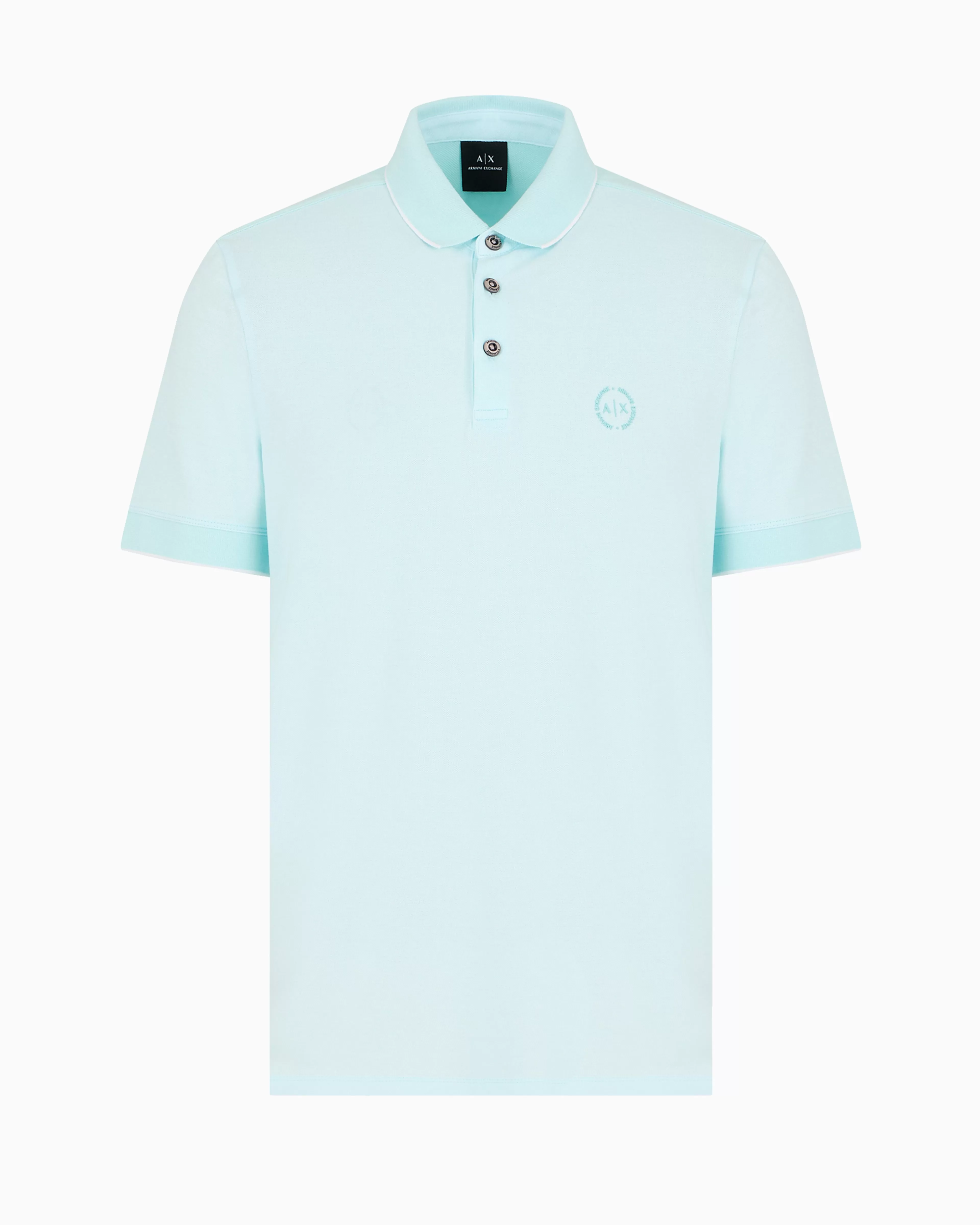 Armani Exchange Cotton polo with contrasting details* T-Shirts