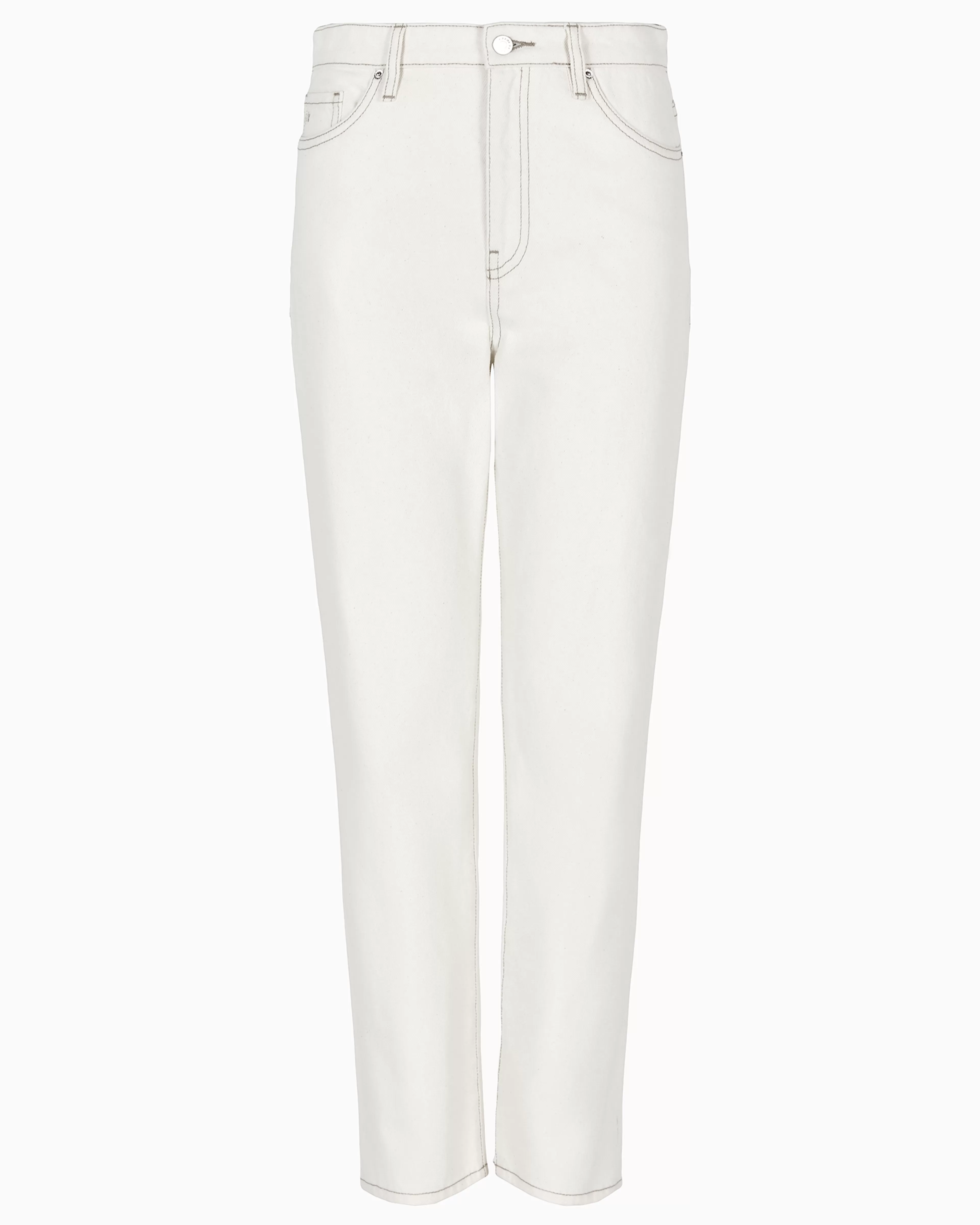Armani Exchange Cropped boyfriend jeans in ASV rigid cotton denim* Denim