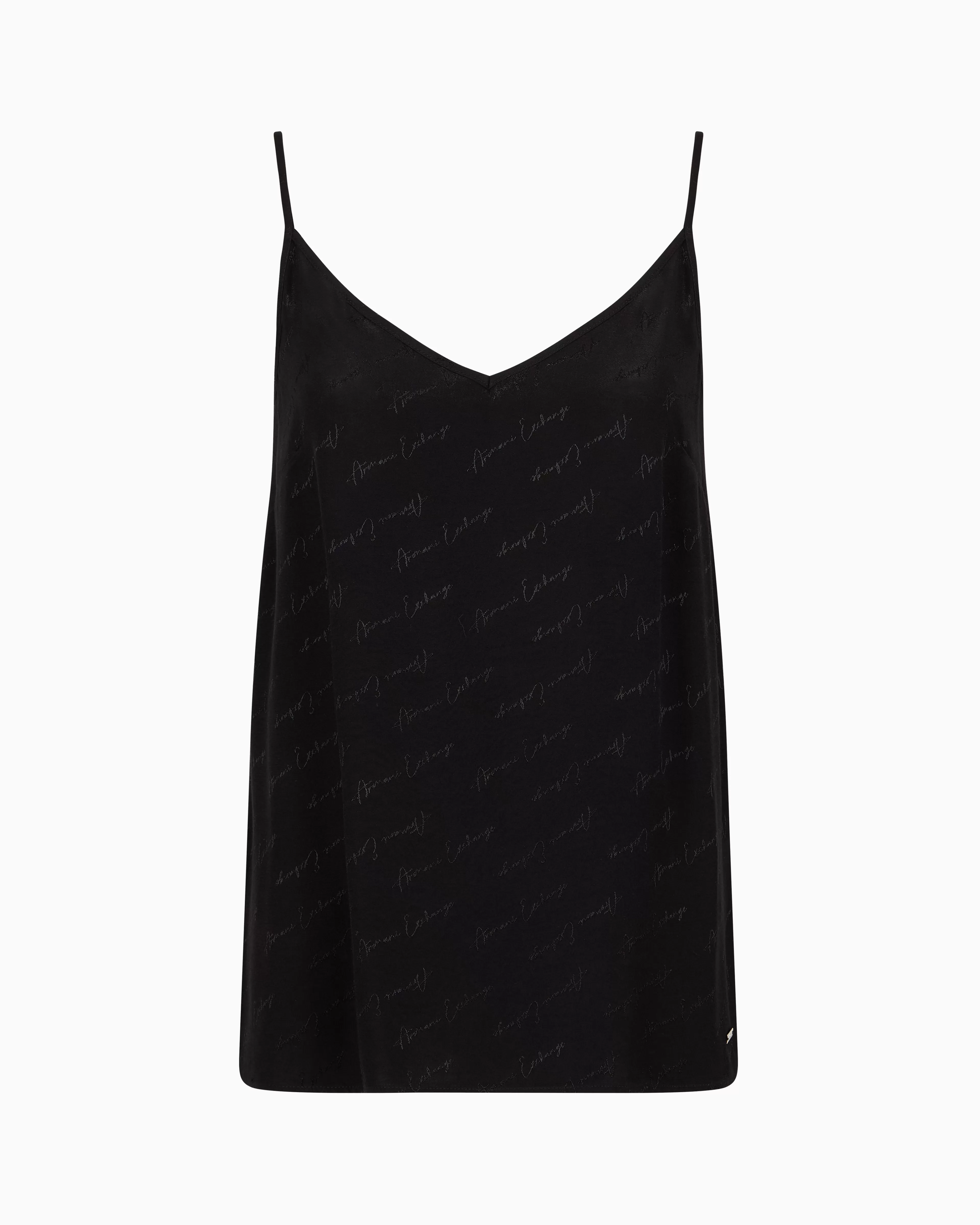 Armani Exchange Fabric top with allover logo* Matching Sets | Shirts And Tops