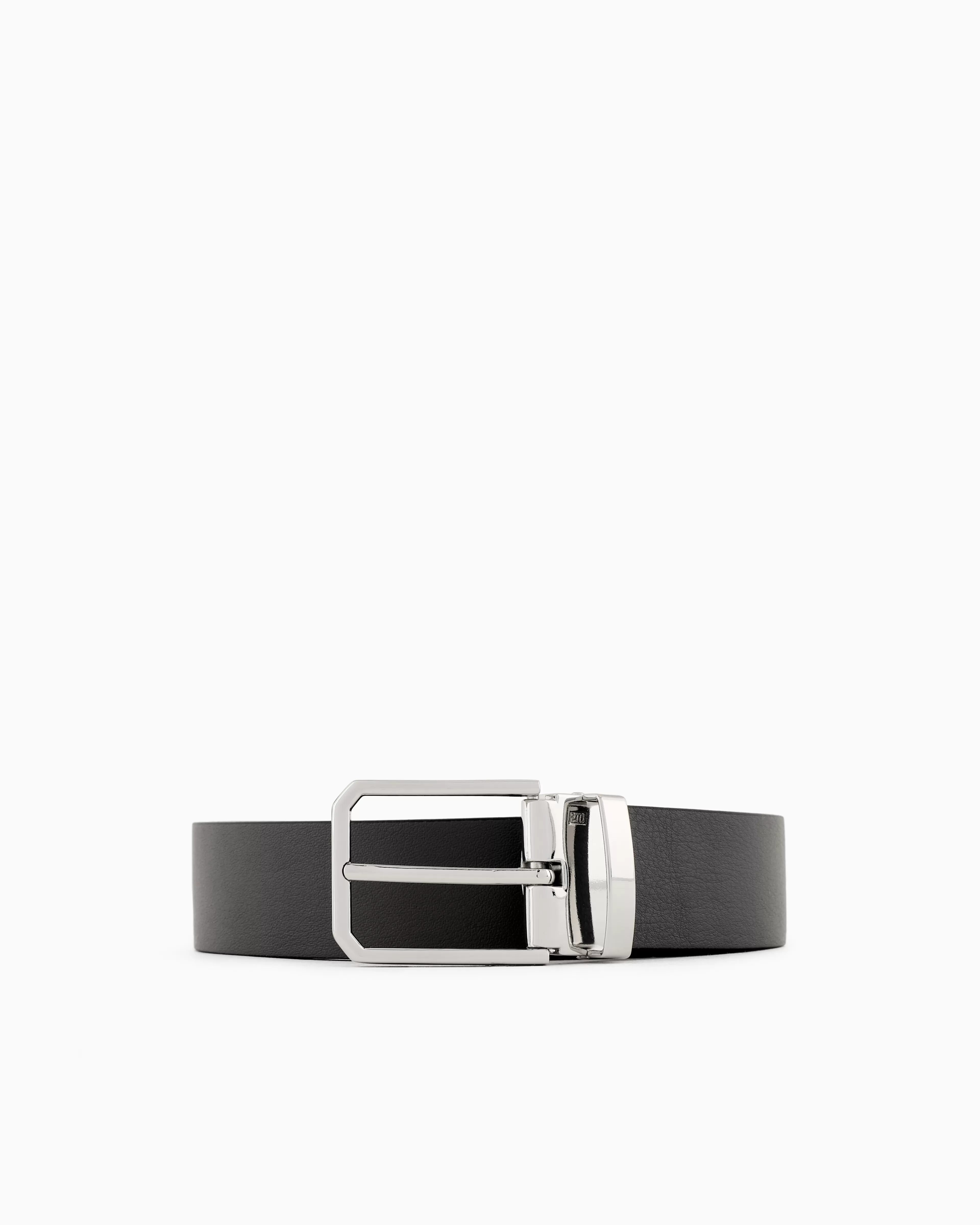 Armani Exchange Genuine leather belt with steel details* Belts