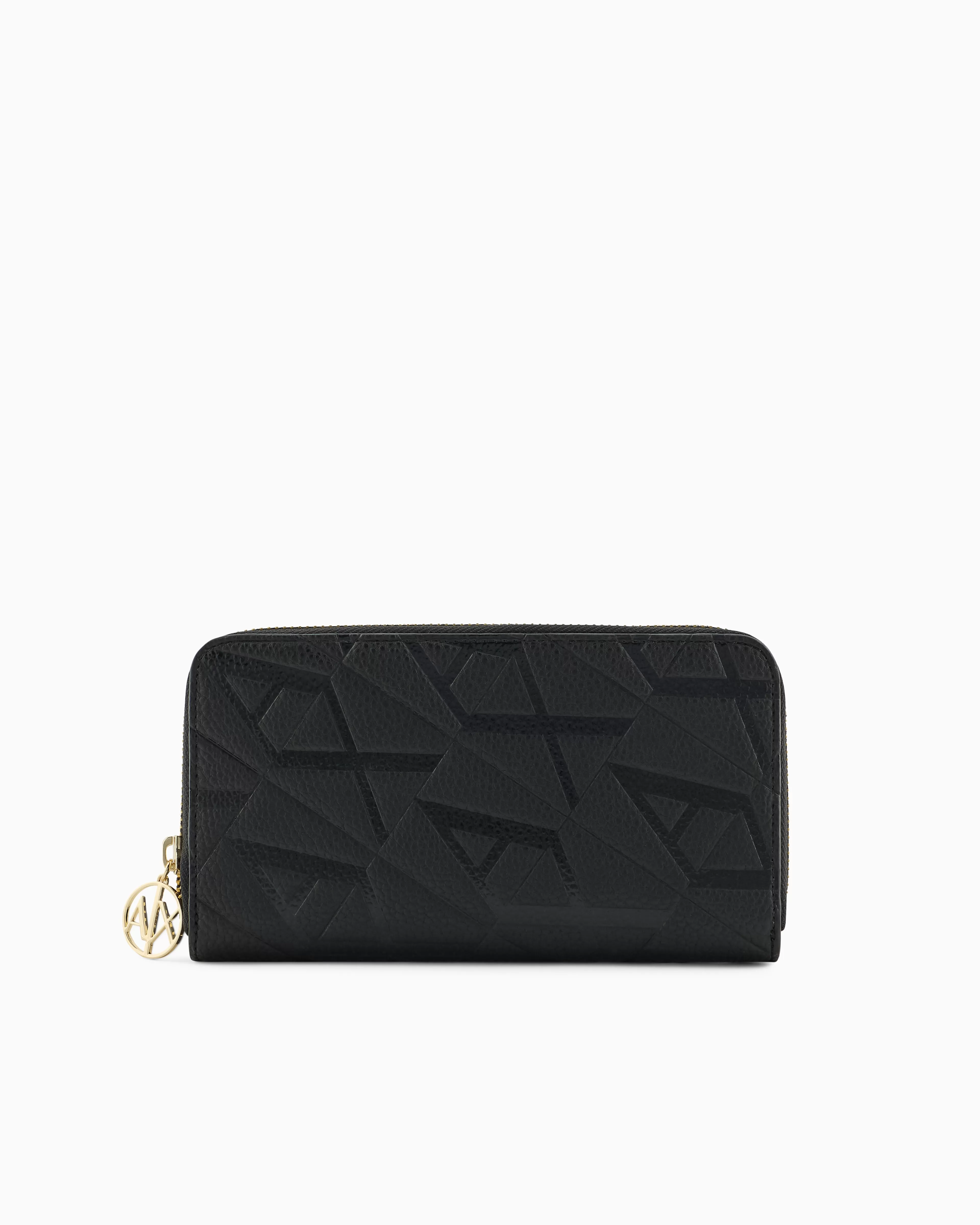 Armani Exchange Horizontal wallet with pendant in ASV material* Wallets And Small Leather Goods
