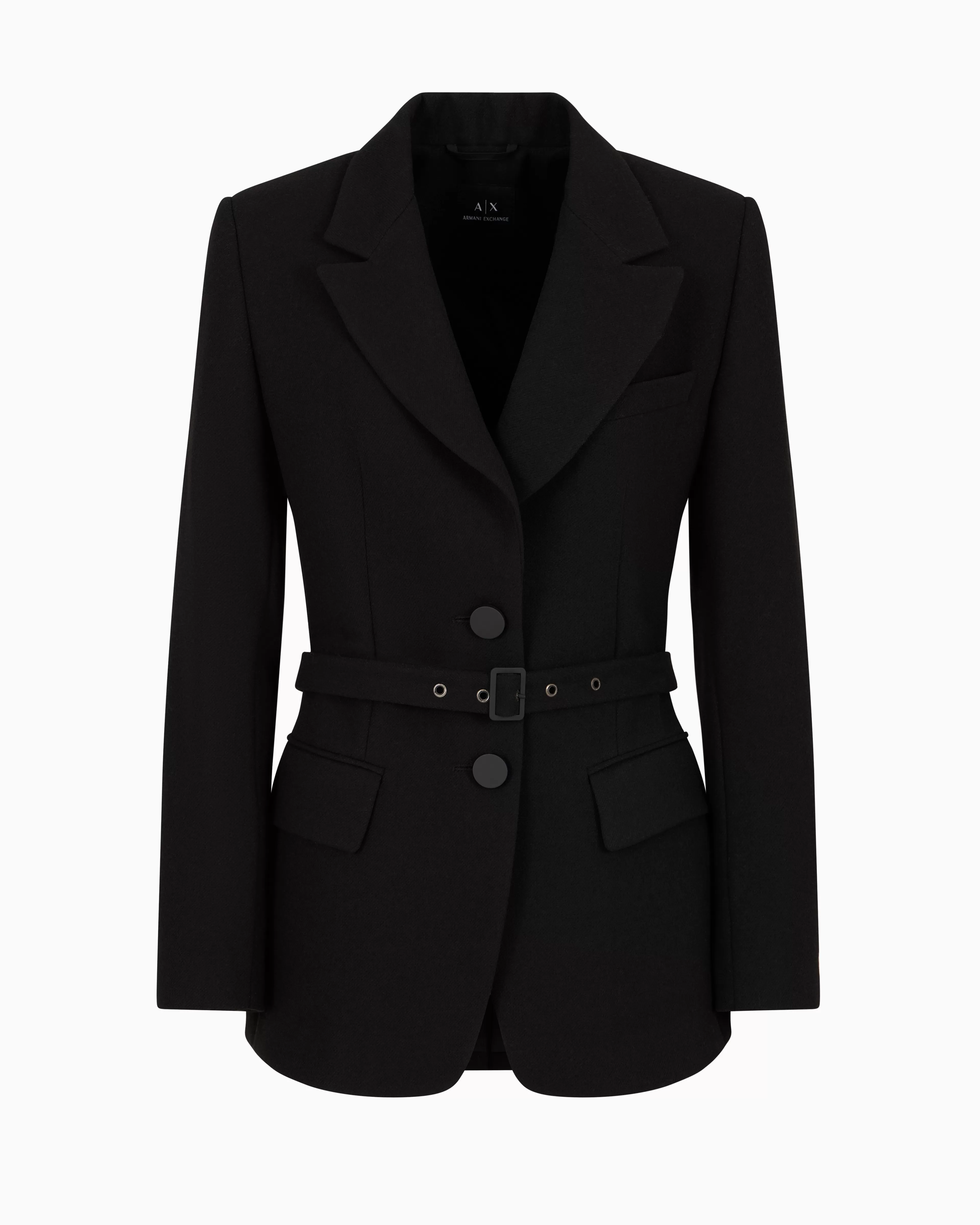 Armani Exchange Jacket in houndstooth fabrics with belt* Matching Sets | Jackets