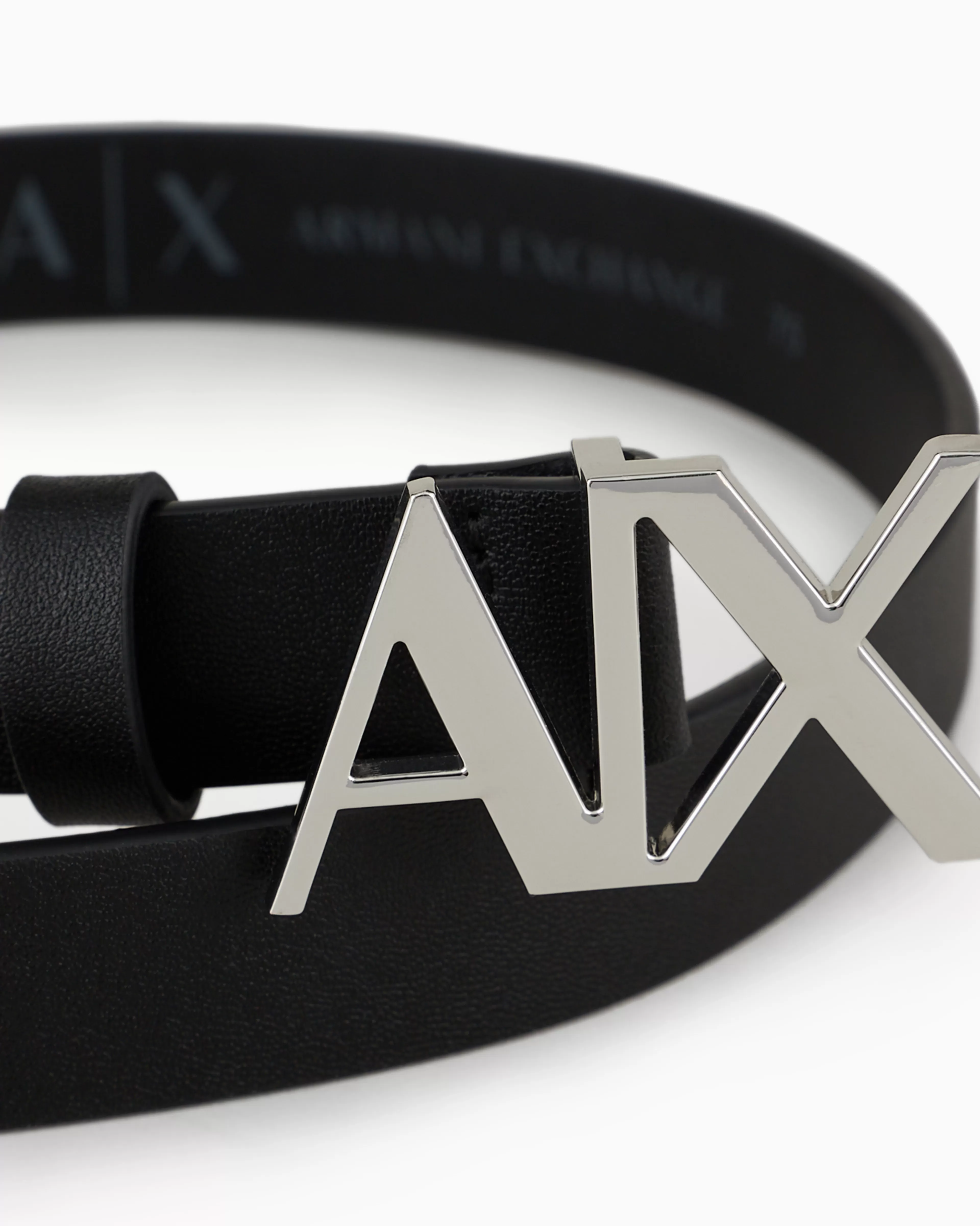 Armani Exchange Leather belt with logo* Essentials | Belts
