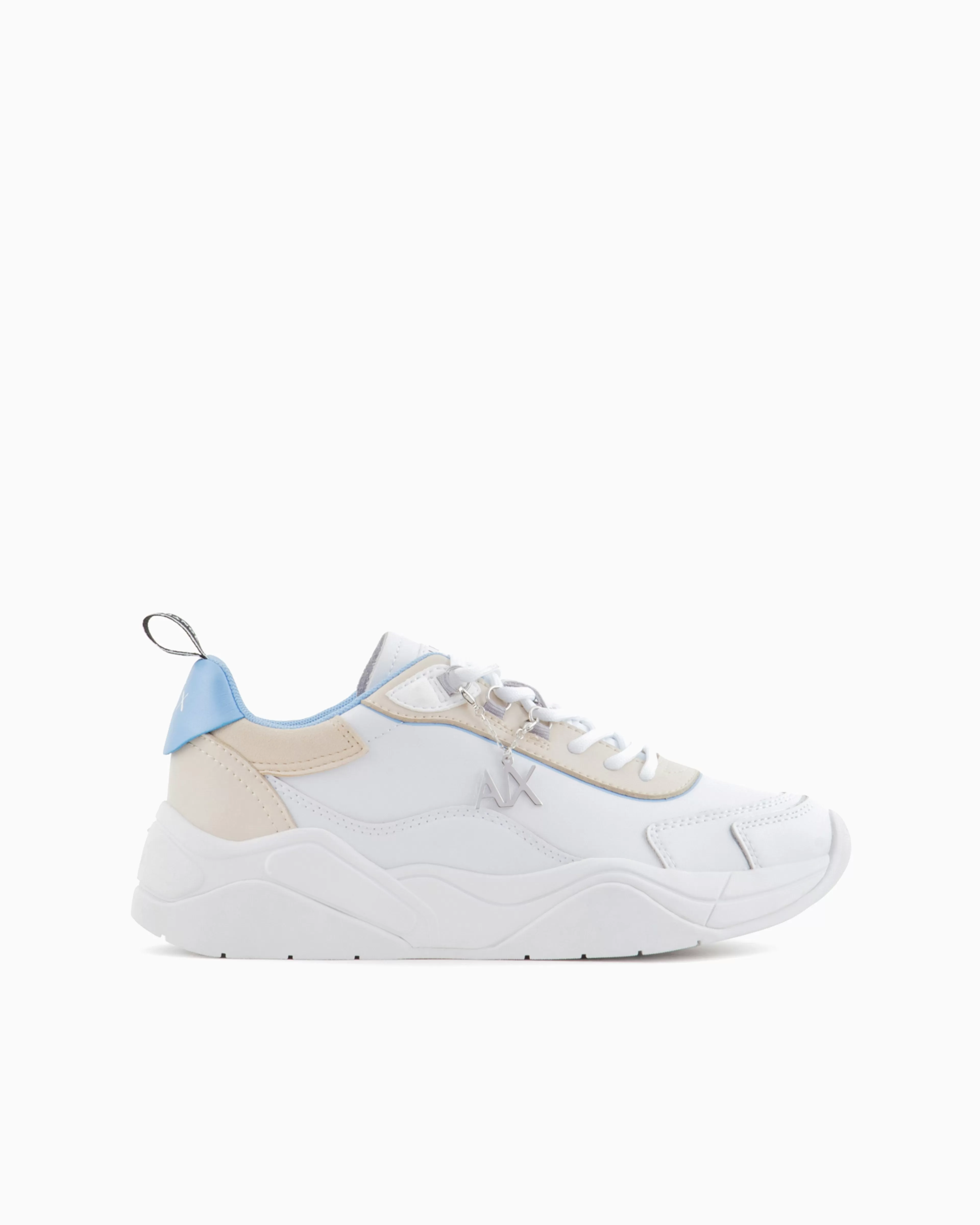 Armani Exchange Leather sneakers with logo application* Shoes And Accessories